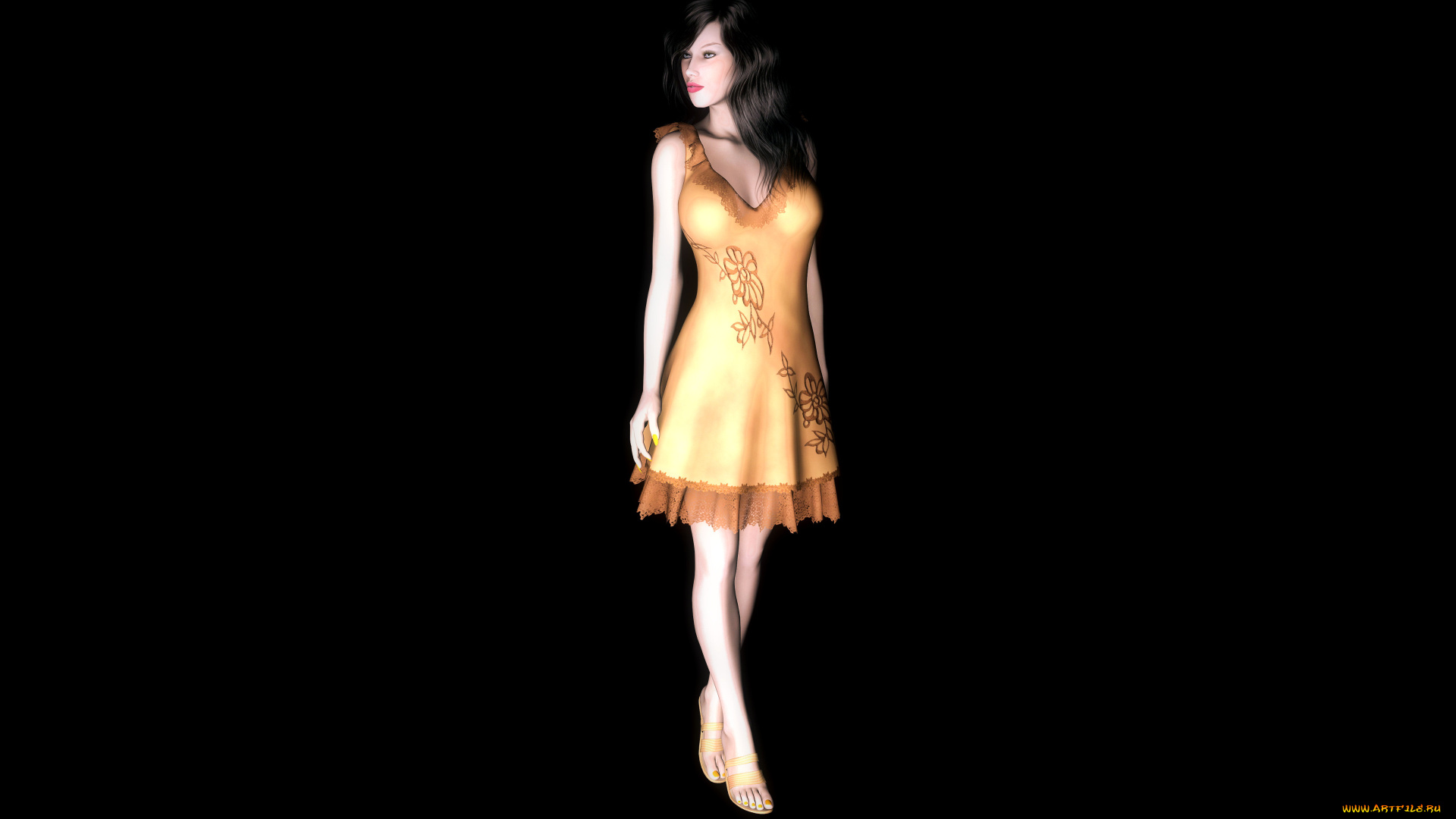 3д, графика, люди, , people, девушка, фон, взгляд