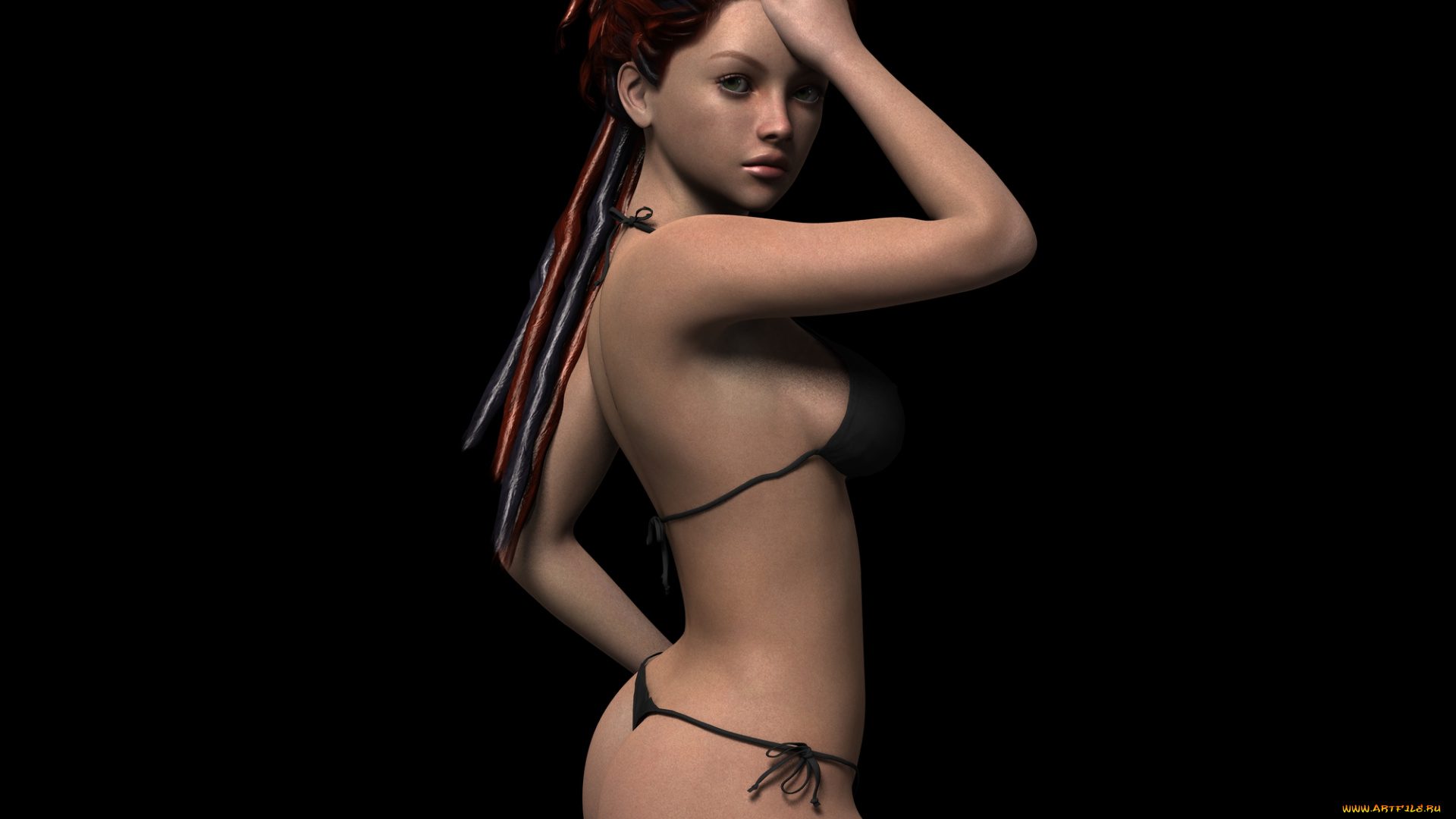 3д, графика, люди, , people, фон, взгляд, девушка