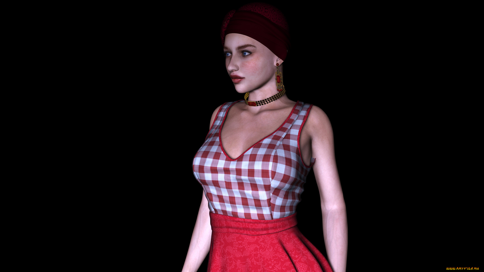 3д, графика, люди, , people, фон, взгляд, девушка