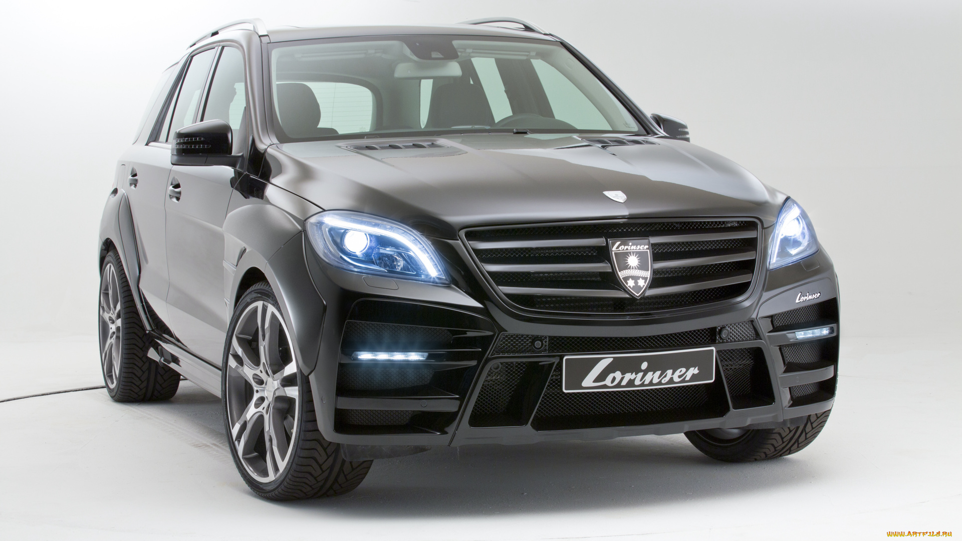 автомобили, mercedes-benz, темный, lorinser, 2012г, w166, m-klasse