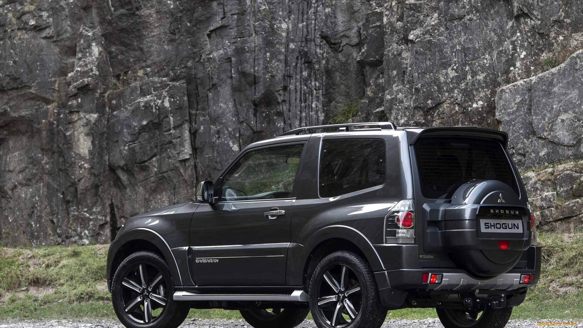 автомобили, mitsubishi, темный, 2015г, barbarian, swb, shogun
