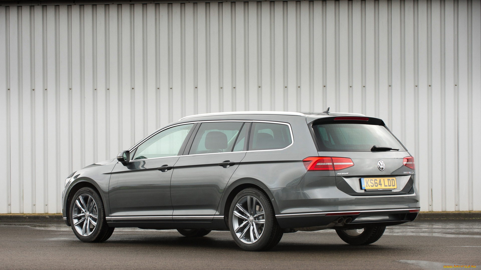 автомобили, volkswagen, passat, estate, gt, b8, 2015г, серый