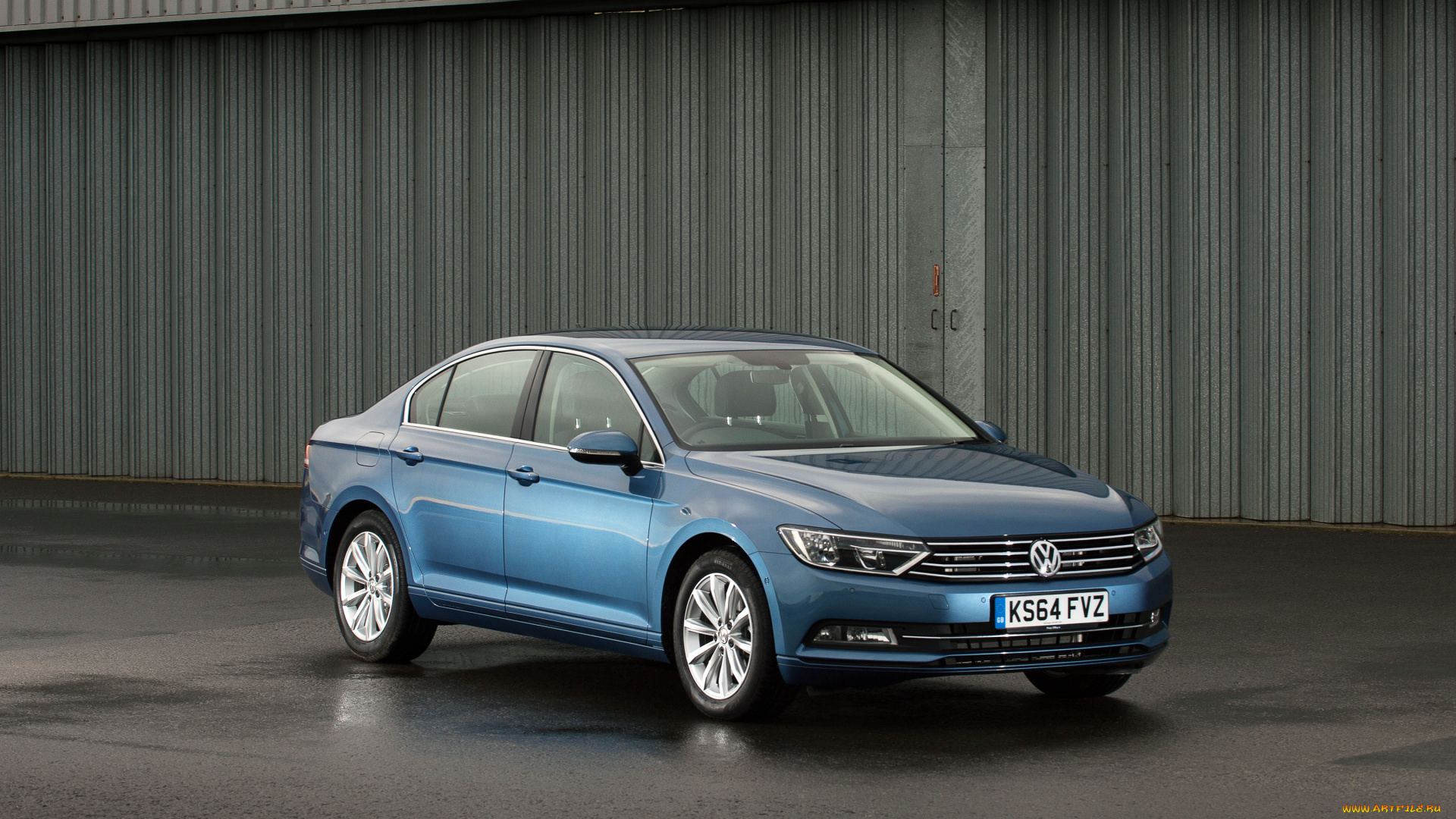 автомобили, volkswagen, passat, se, b8, 2015г, синий