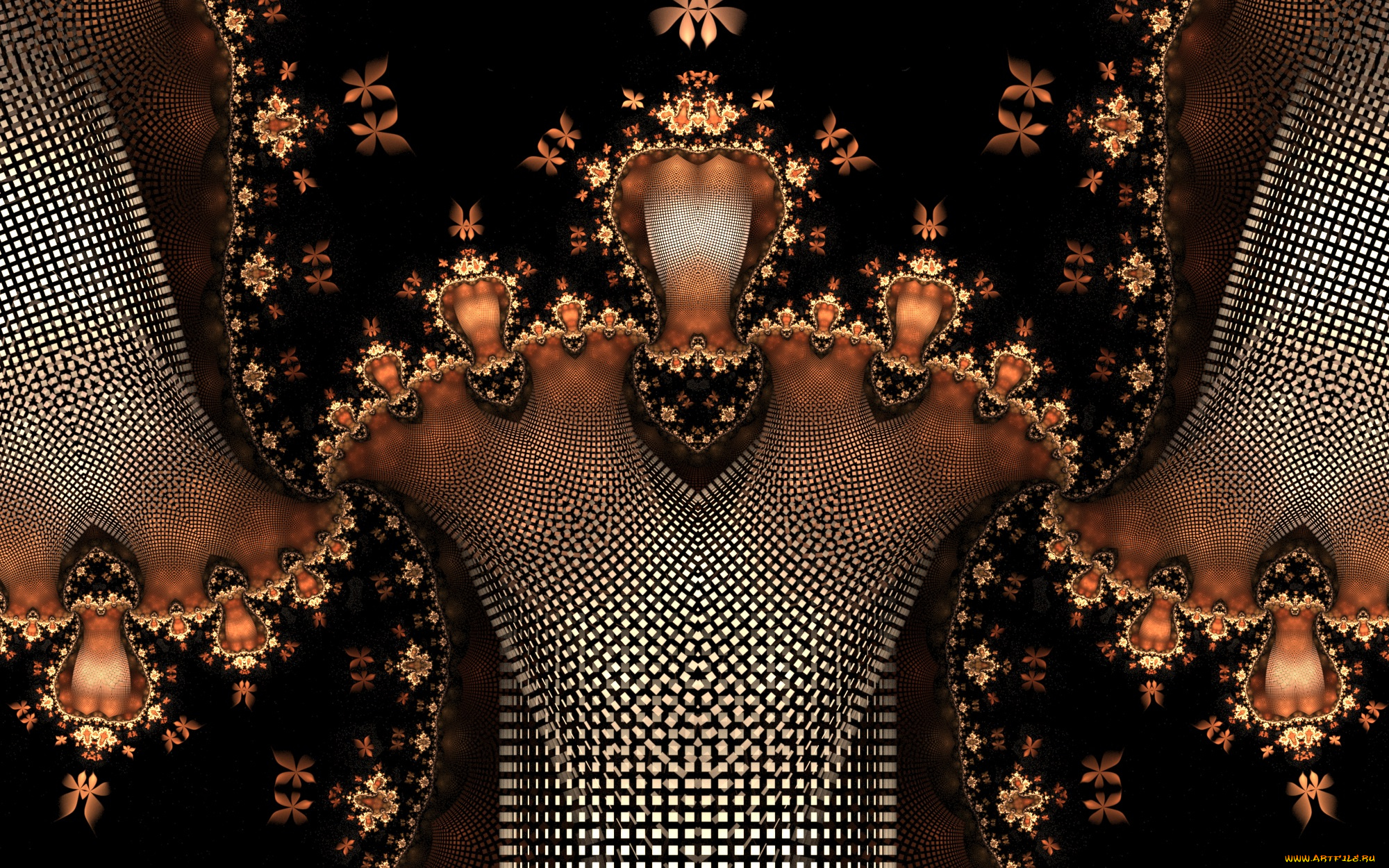 3д, графика, фракталы, , fractal, узор, фон, цвета