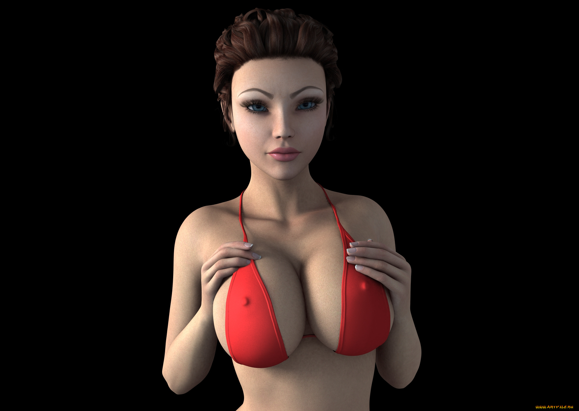 3д, графика, люди, , people, фон, взгляд, девушка