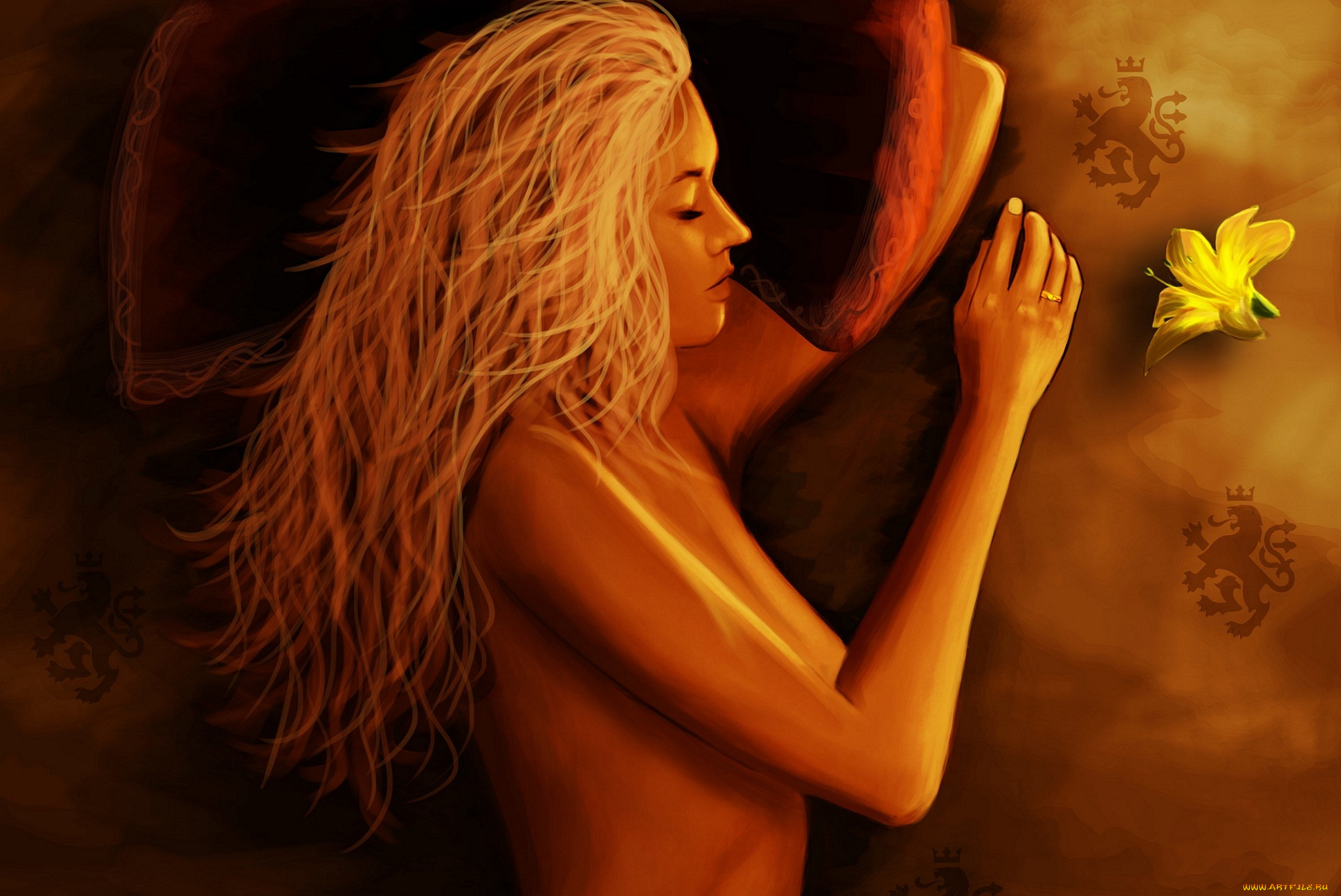 рисованное, люди, the, wheel, of, time, колесо, времени, цветок, robert, jordan, роберт, джордан, подушка, волосы, сон, профиль, девушка