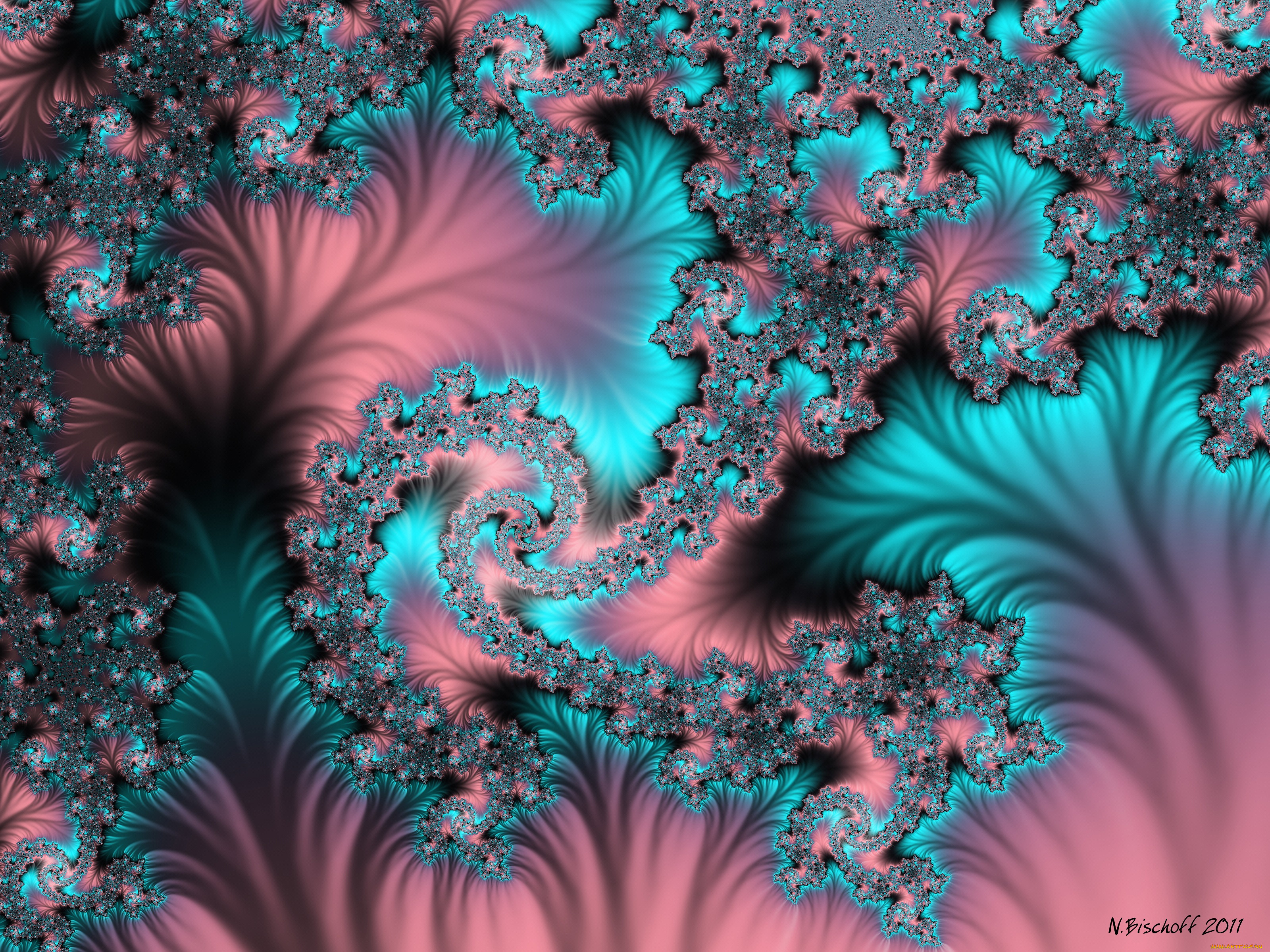 3д, графика, фракталы, , fractal, фон, узор, цвета