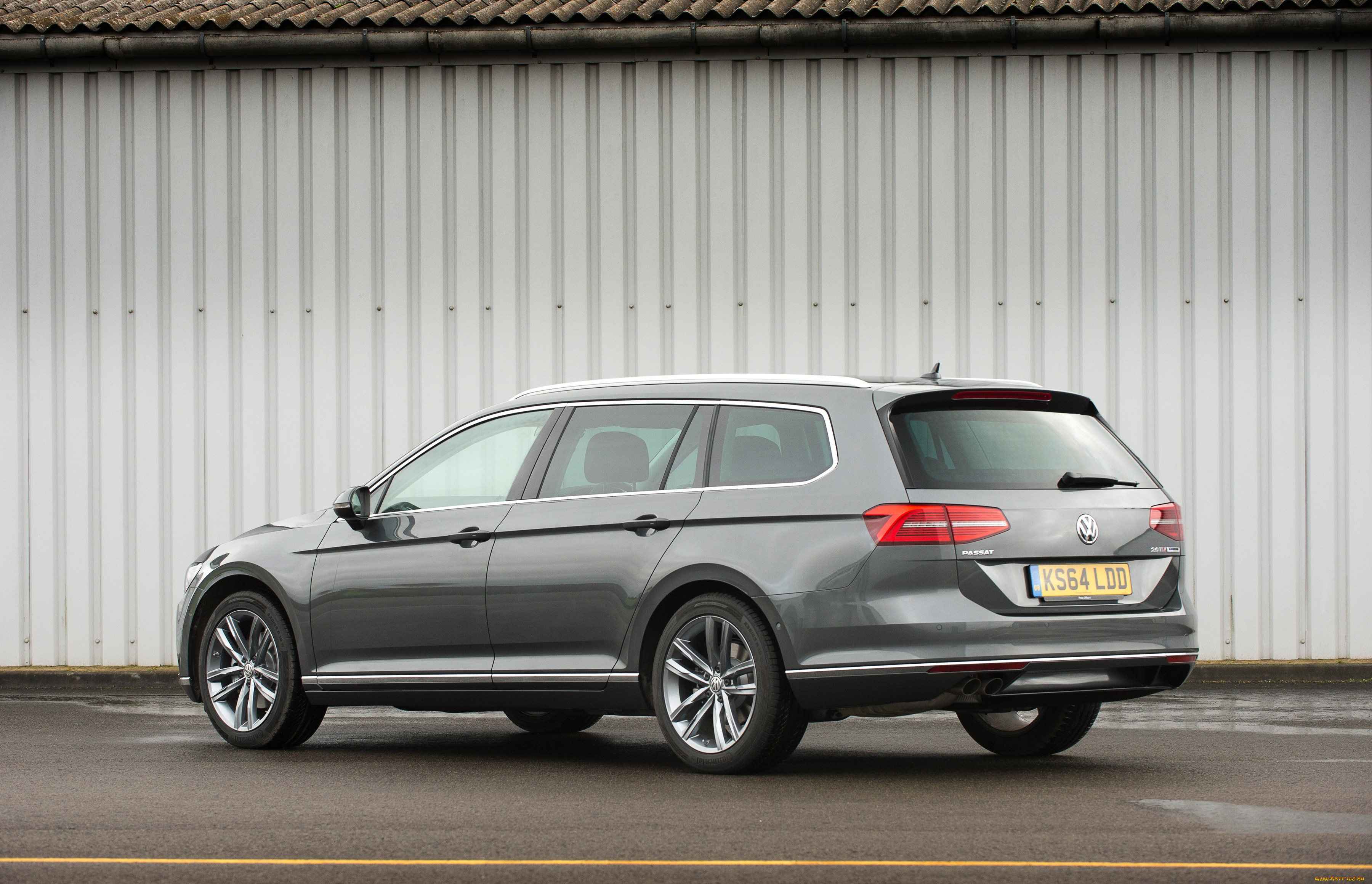 автомобили, volkswagen, passat, estate, gt, b8, 2015г, серый