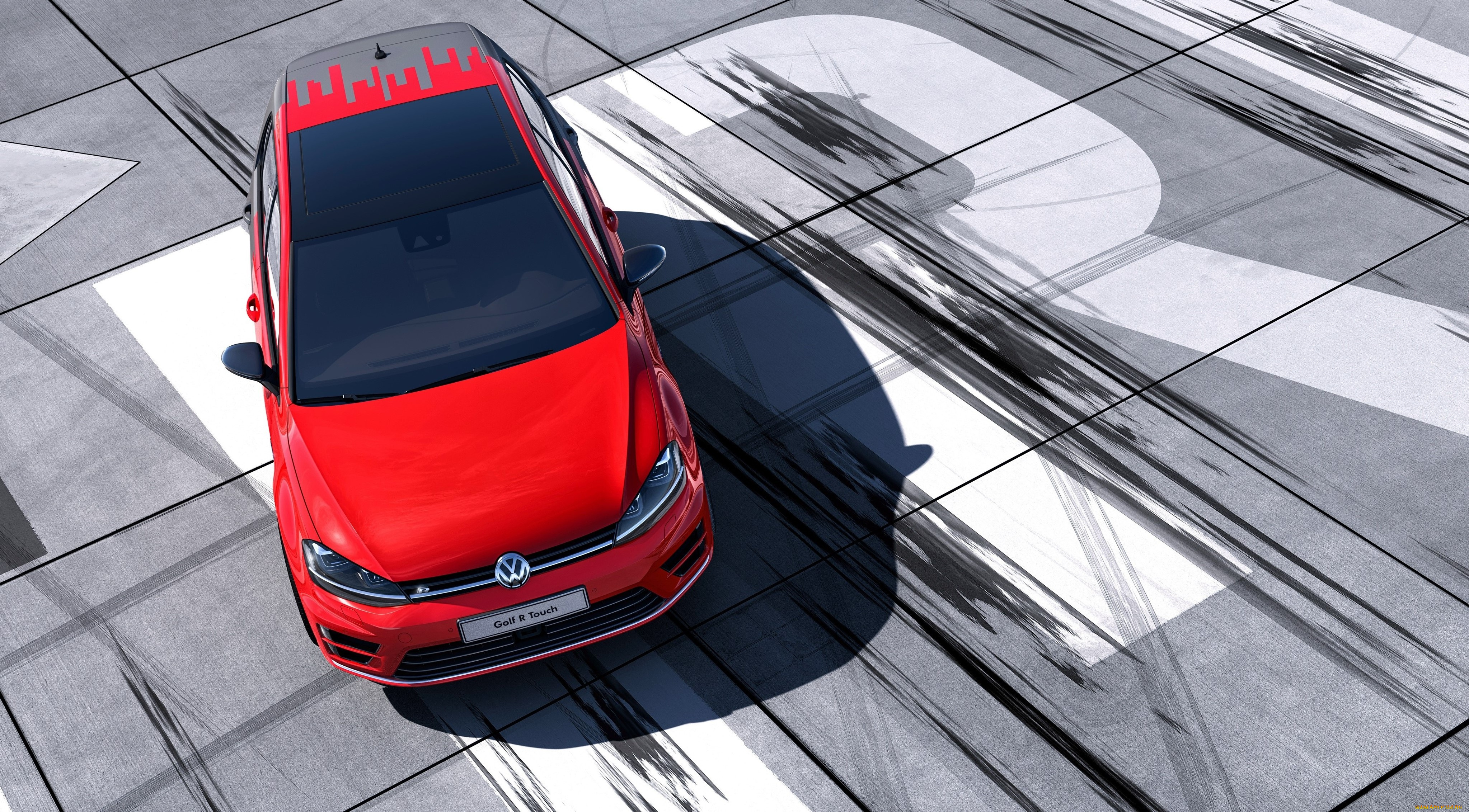 автомобили, volkswagen, 2015г, typ, 5g, concept, touch, golf, r