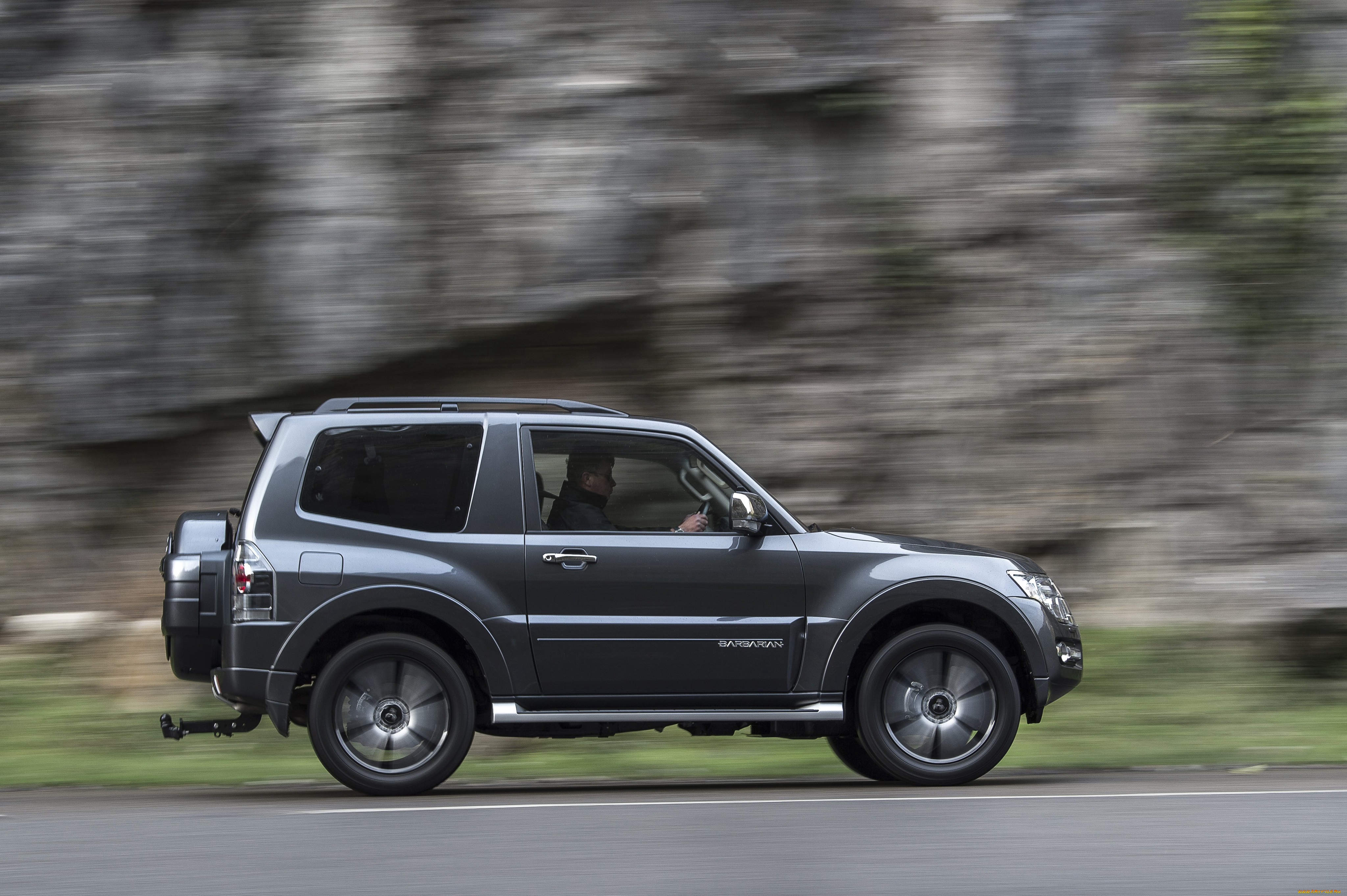 автомобили, mitsubishi, 2015г, barbarian, swb, shogun, темный