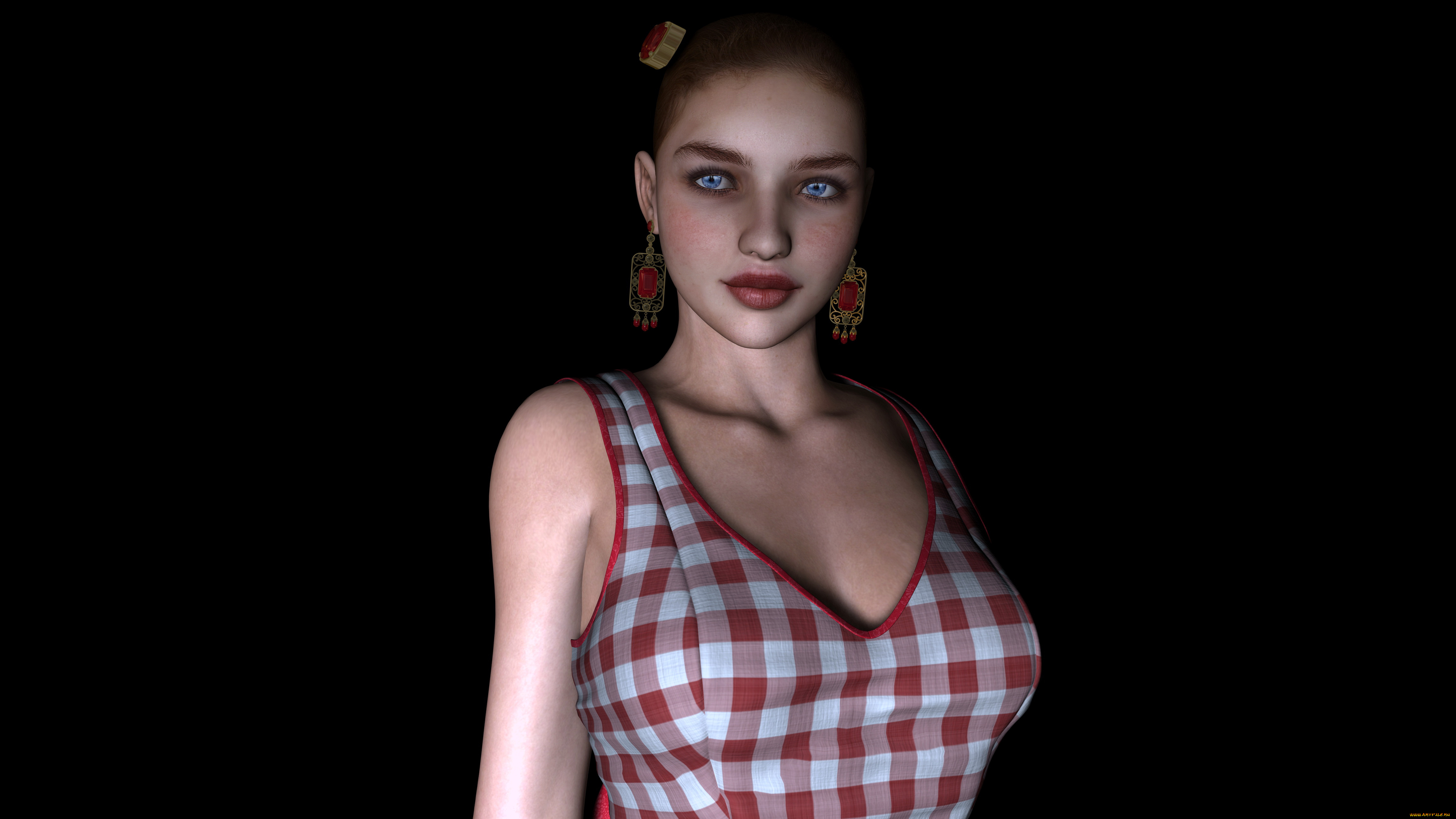 3д, графика, люди, , people, взгляд, девушка, фон