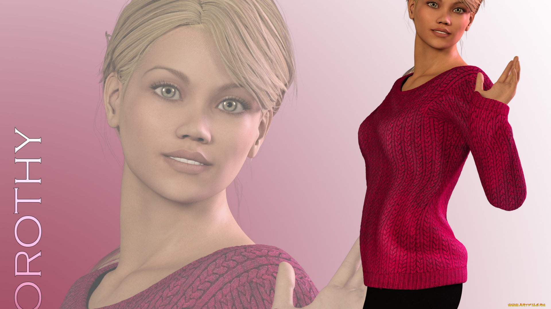 3д, графика, люди, , people, девушка, фон, взгляд