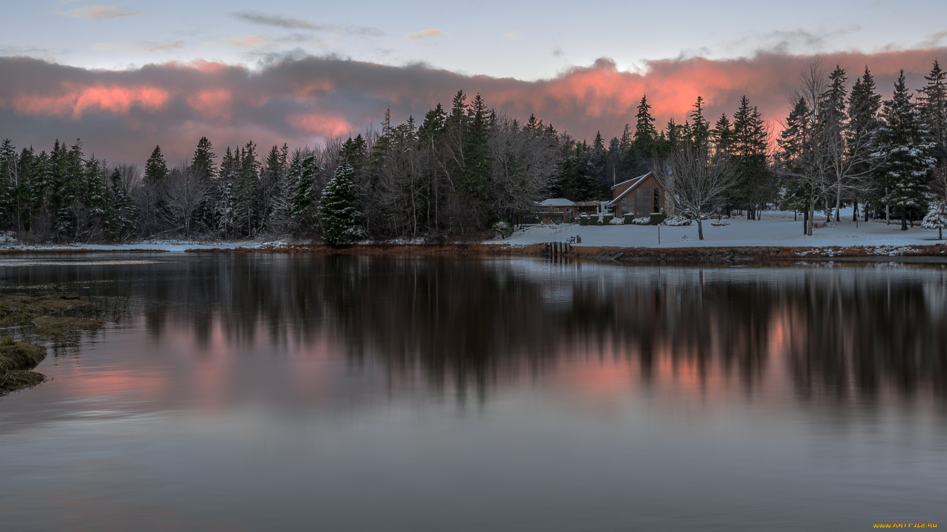 природа, реки, озера, trees, winter, view, snow, river, зима, деревья, снег, зимний, пейзаж, река