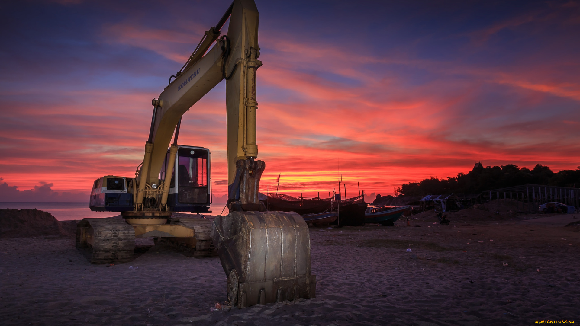 техника, экскаваторы, экскаватор