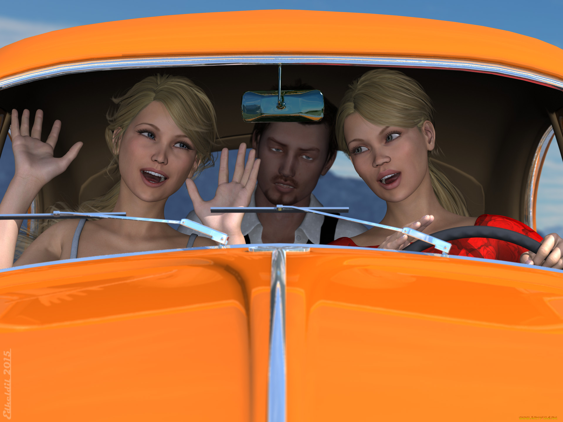 3д, графика, люди, , people, фон, взгляд, девушки, парень