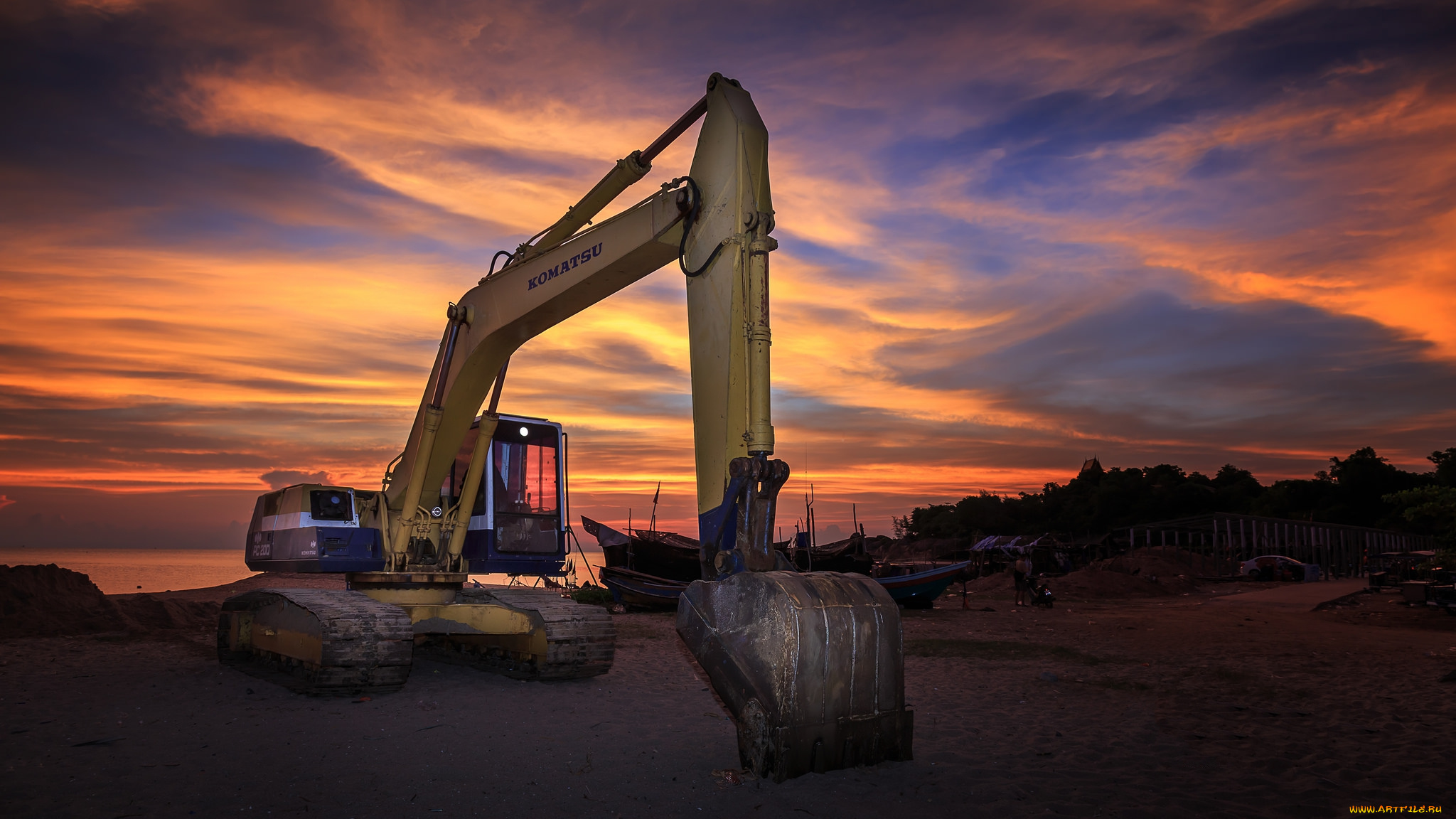 техника, электровозы, экскаватор