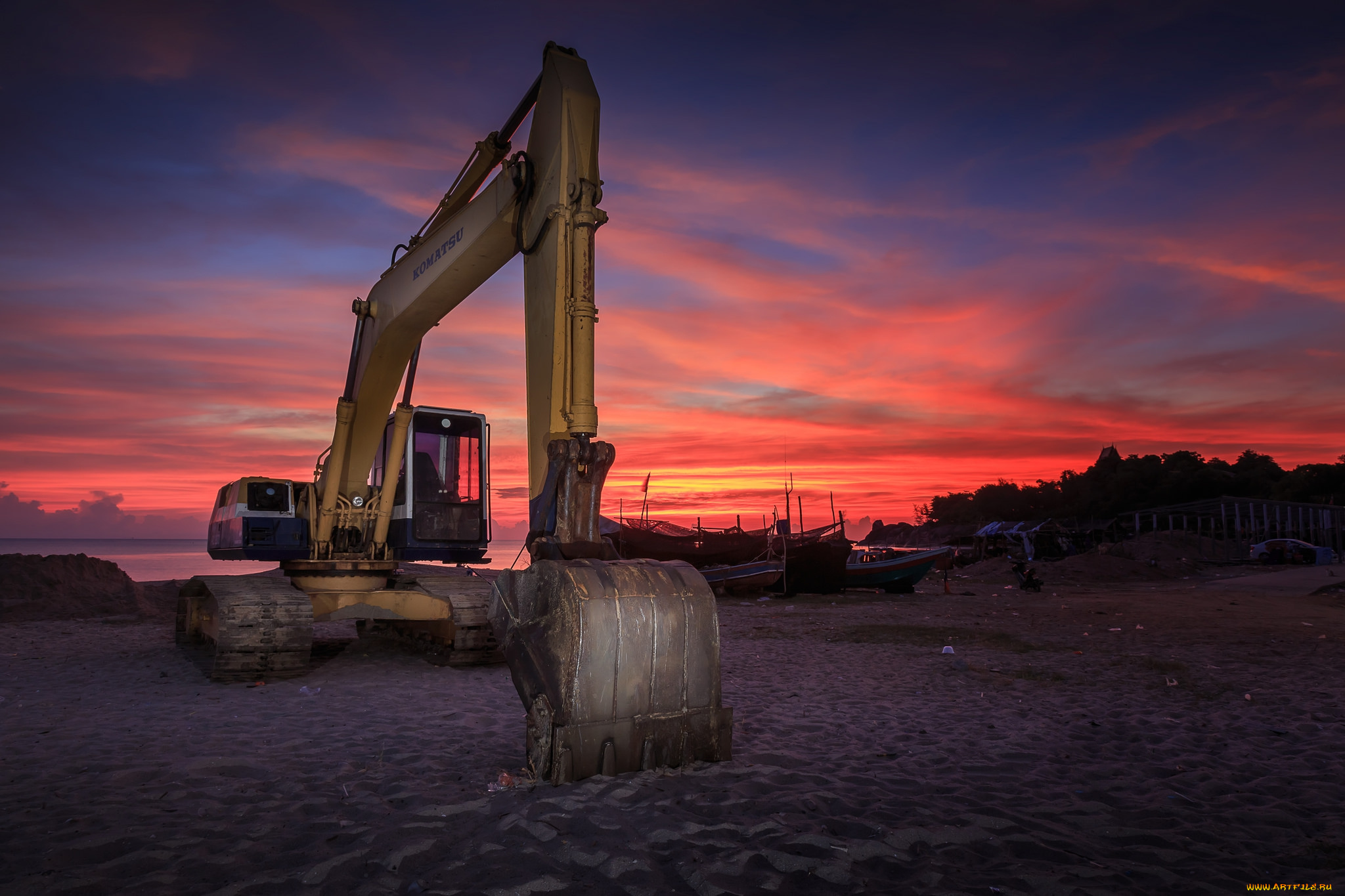 техника, экскаваторы, экскаватор