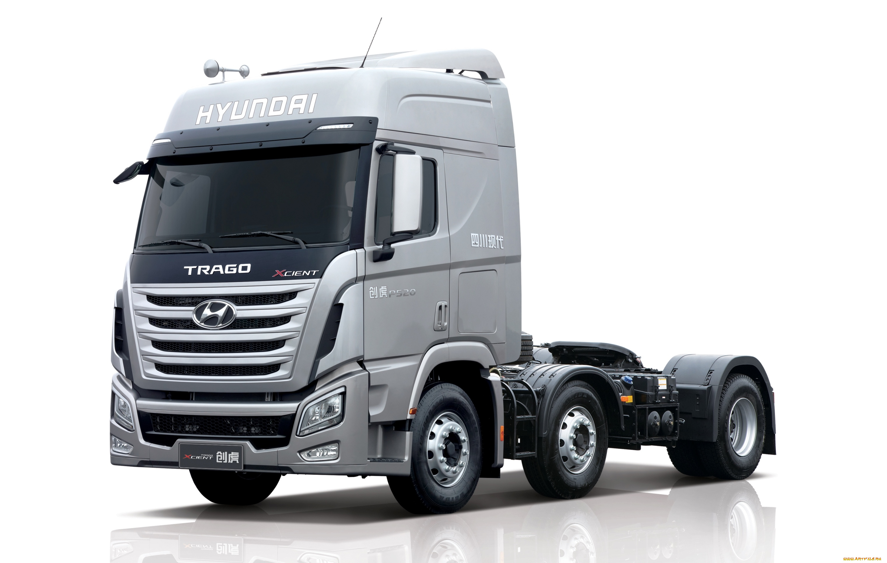 автомобили, hyundai, xcient, trago, 2013г, tractor