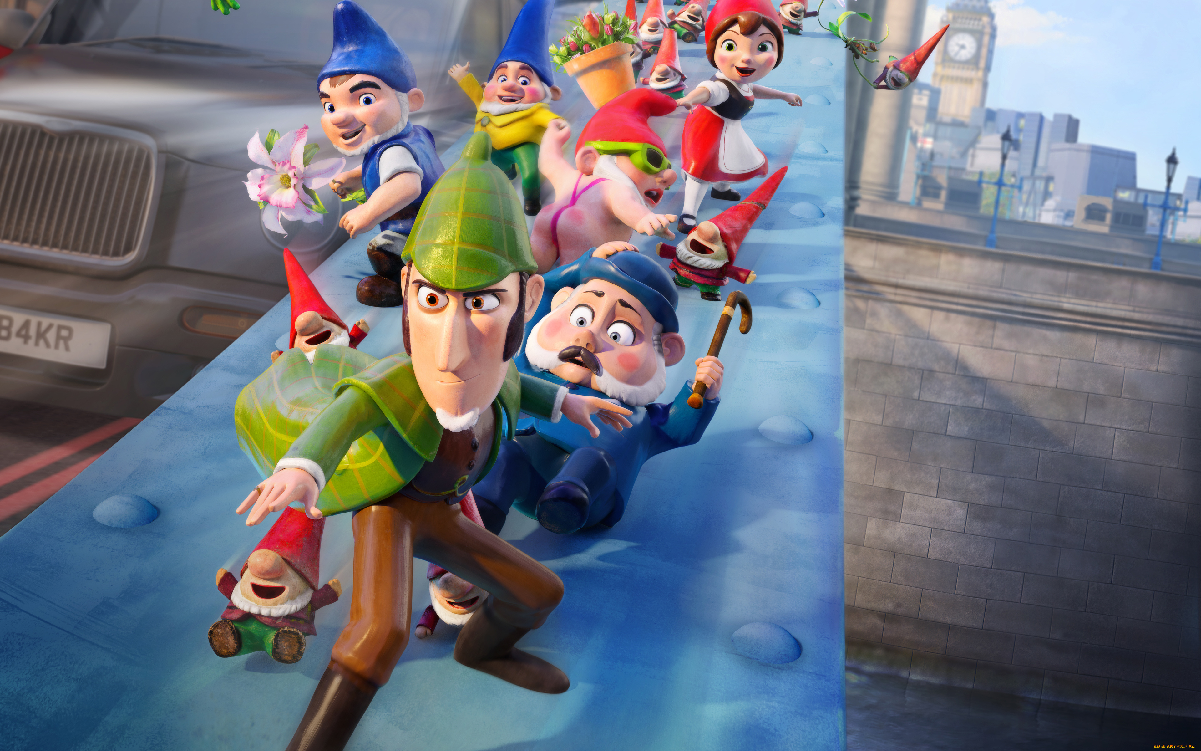 мультфильмы, gnomeo, &, juliet, , sherlock, gnomes, gnomeo, juliet, sherlock, gnomes