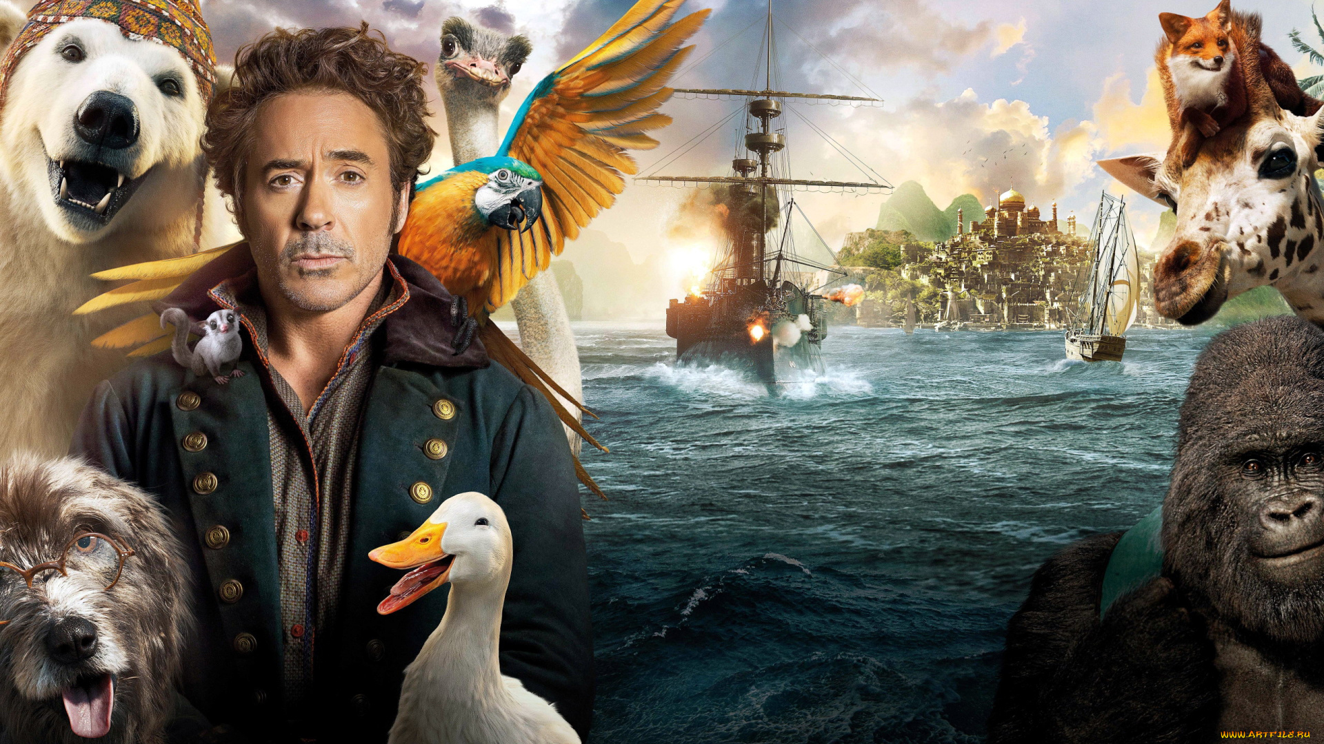 dolittle, , 2020, кино, фильмы, dolittle