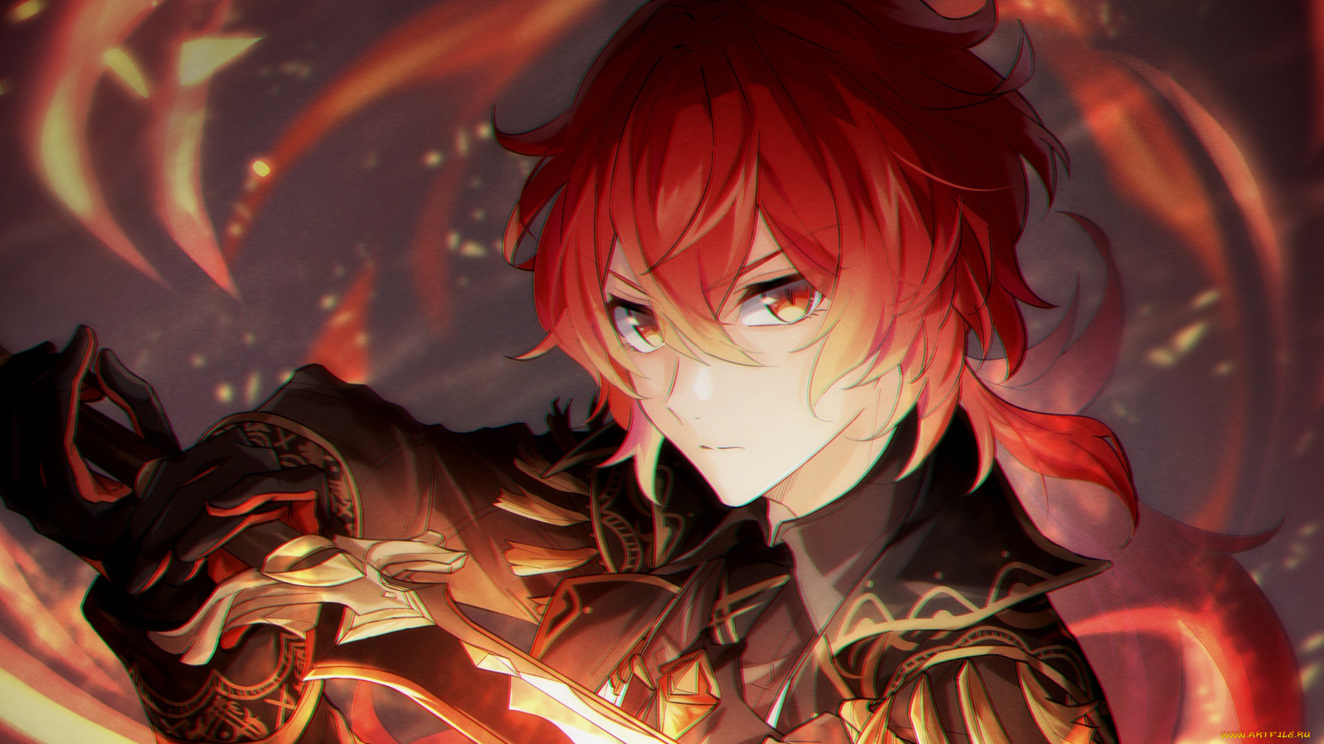 аниме, genshin, impact, genshin, impact