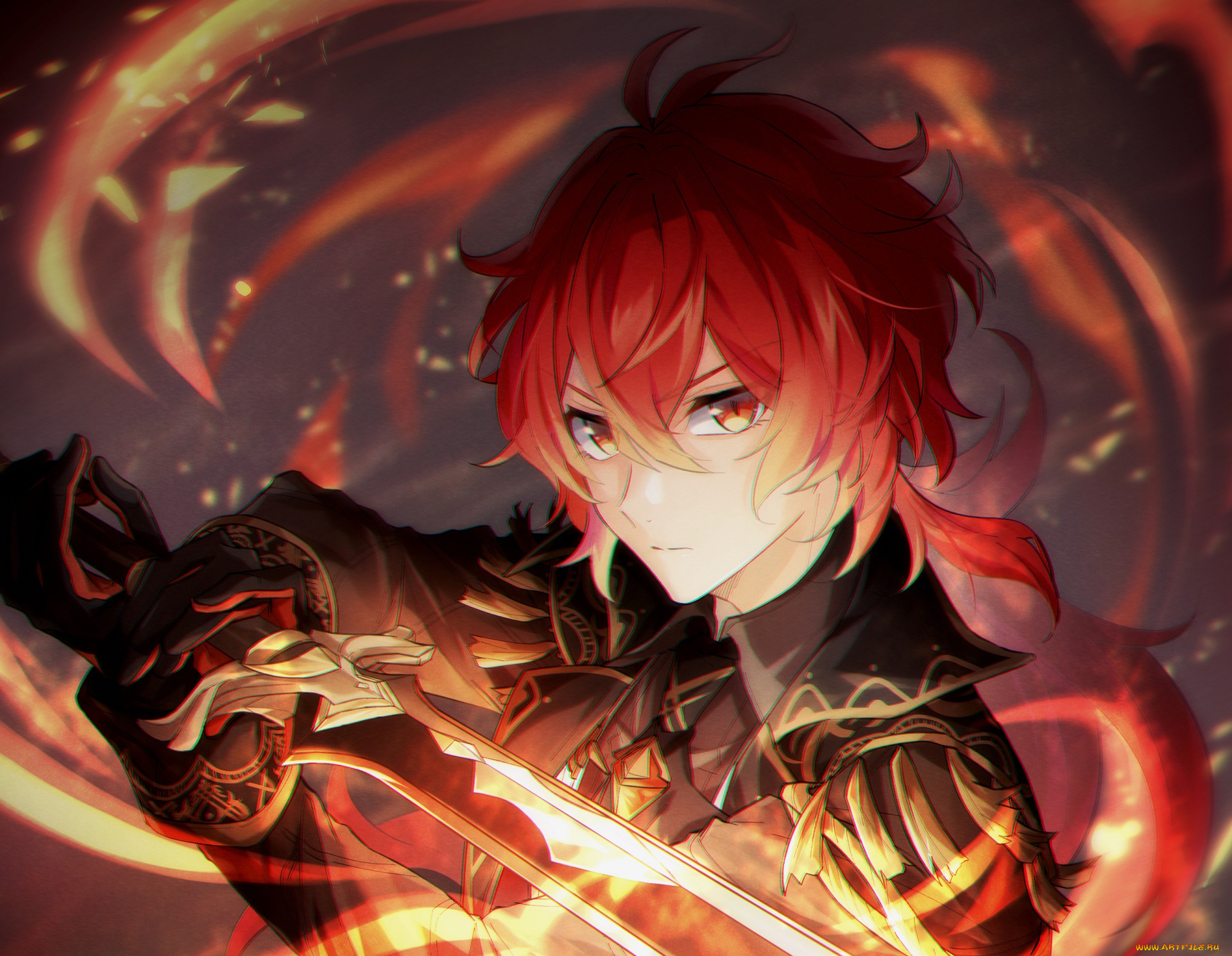 аниме, genshin, impact, genshin, impact