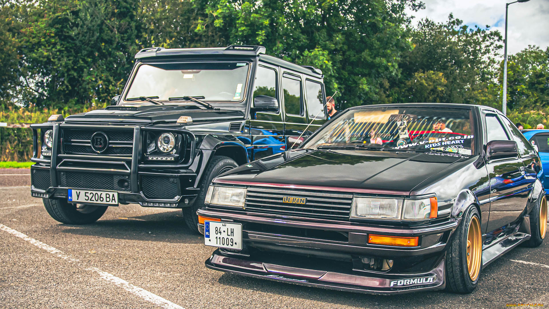 автомобили, выставки, и, уличные, фото, brabus, levin, toyota