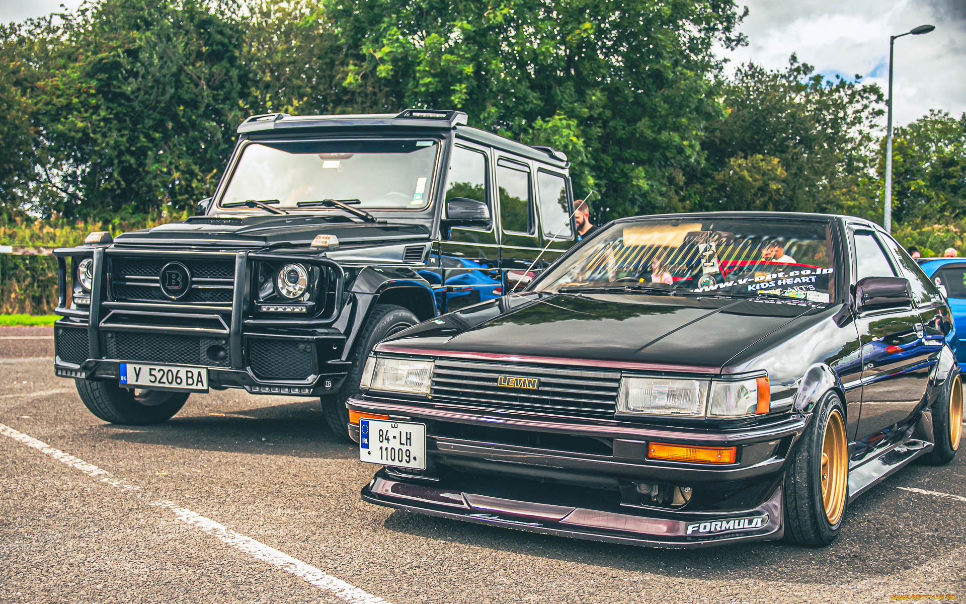 автомобили, выставки, и, уличные, фото, brabus, levin, toyota