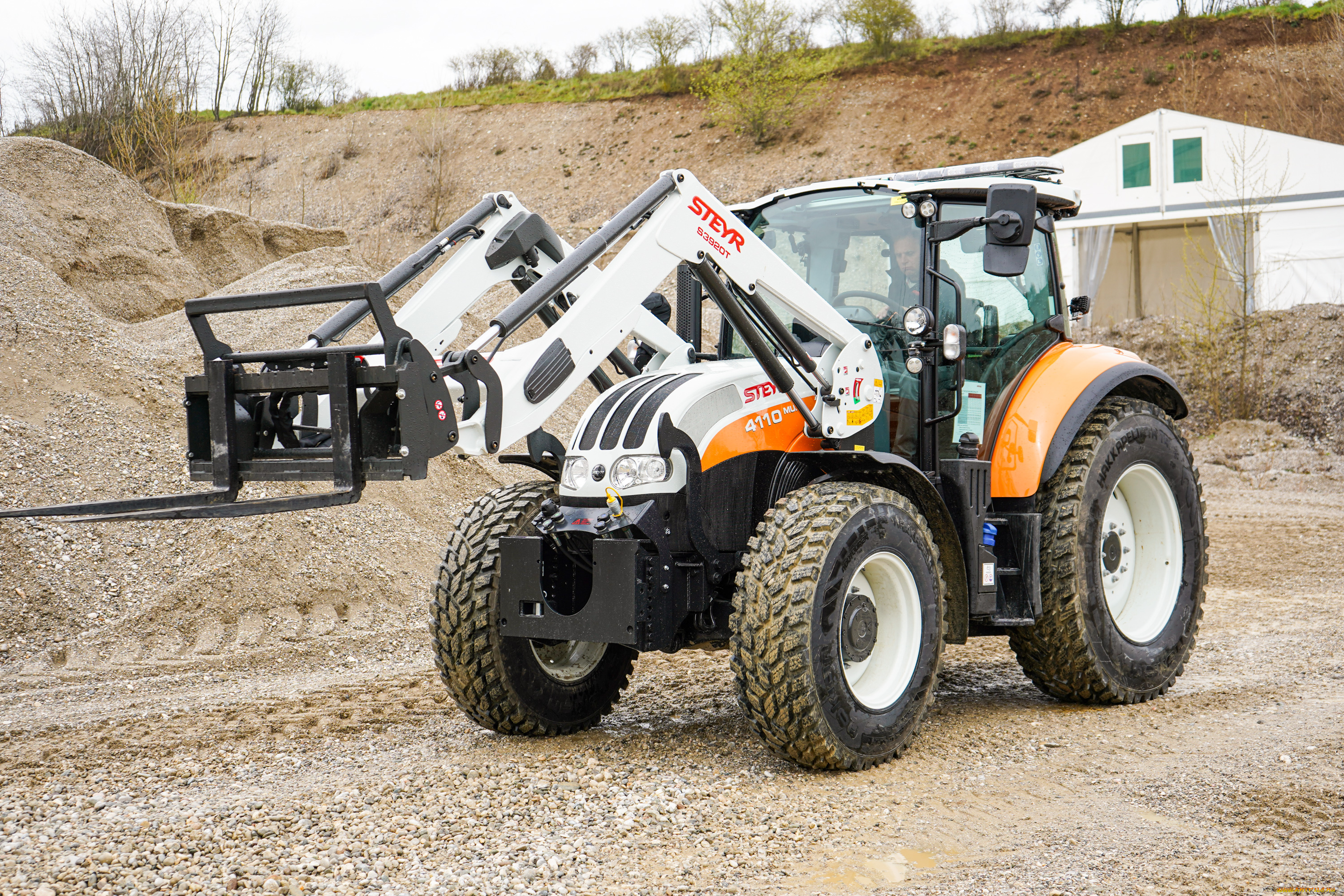 техника, фронтальные, погрузчики, steyr