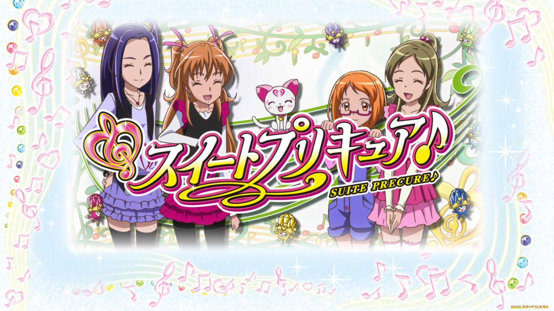аниме, precure, suite