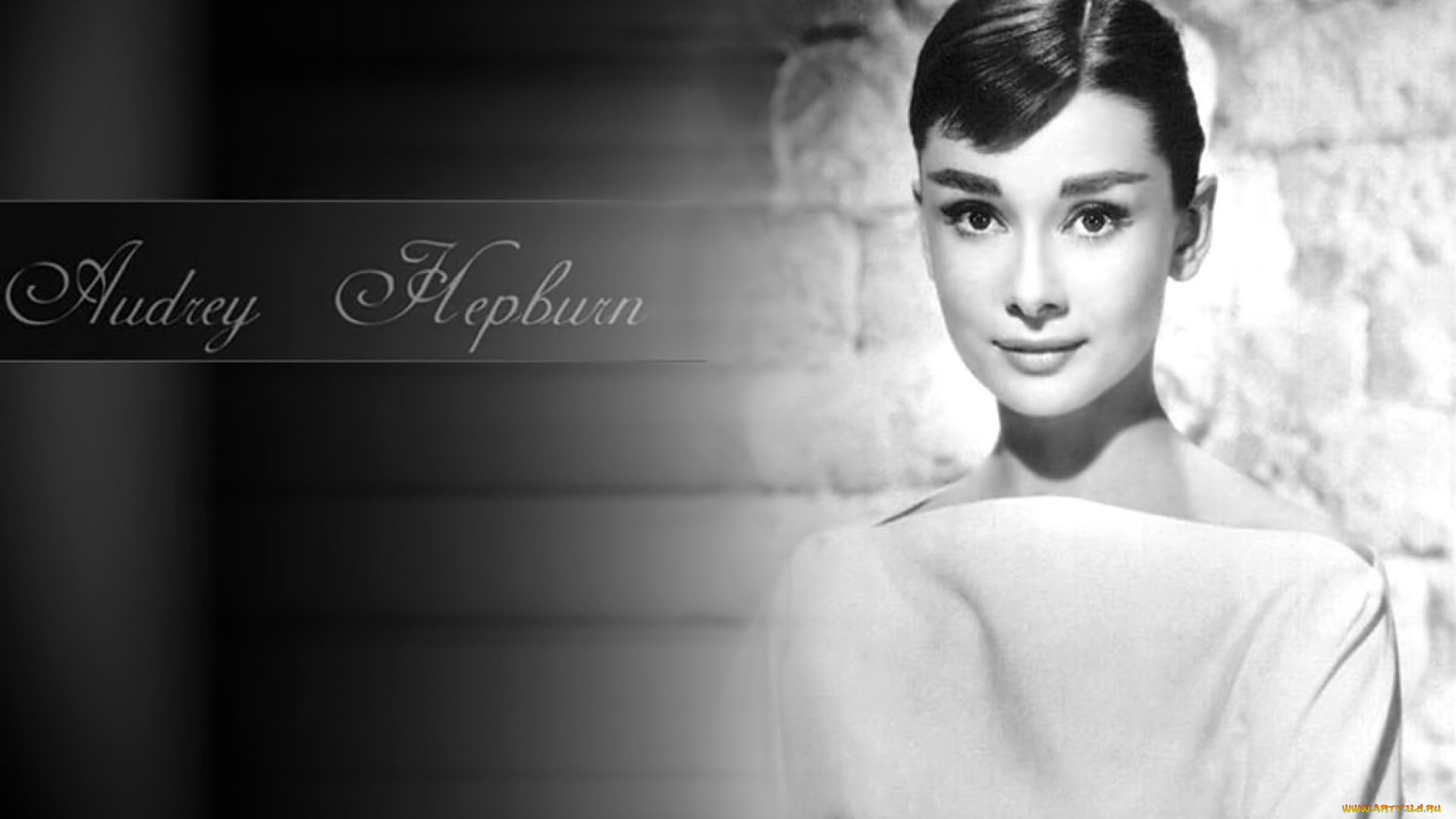 девушки, audrey, hepburn, актриса, черно-белая, лицо