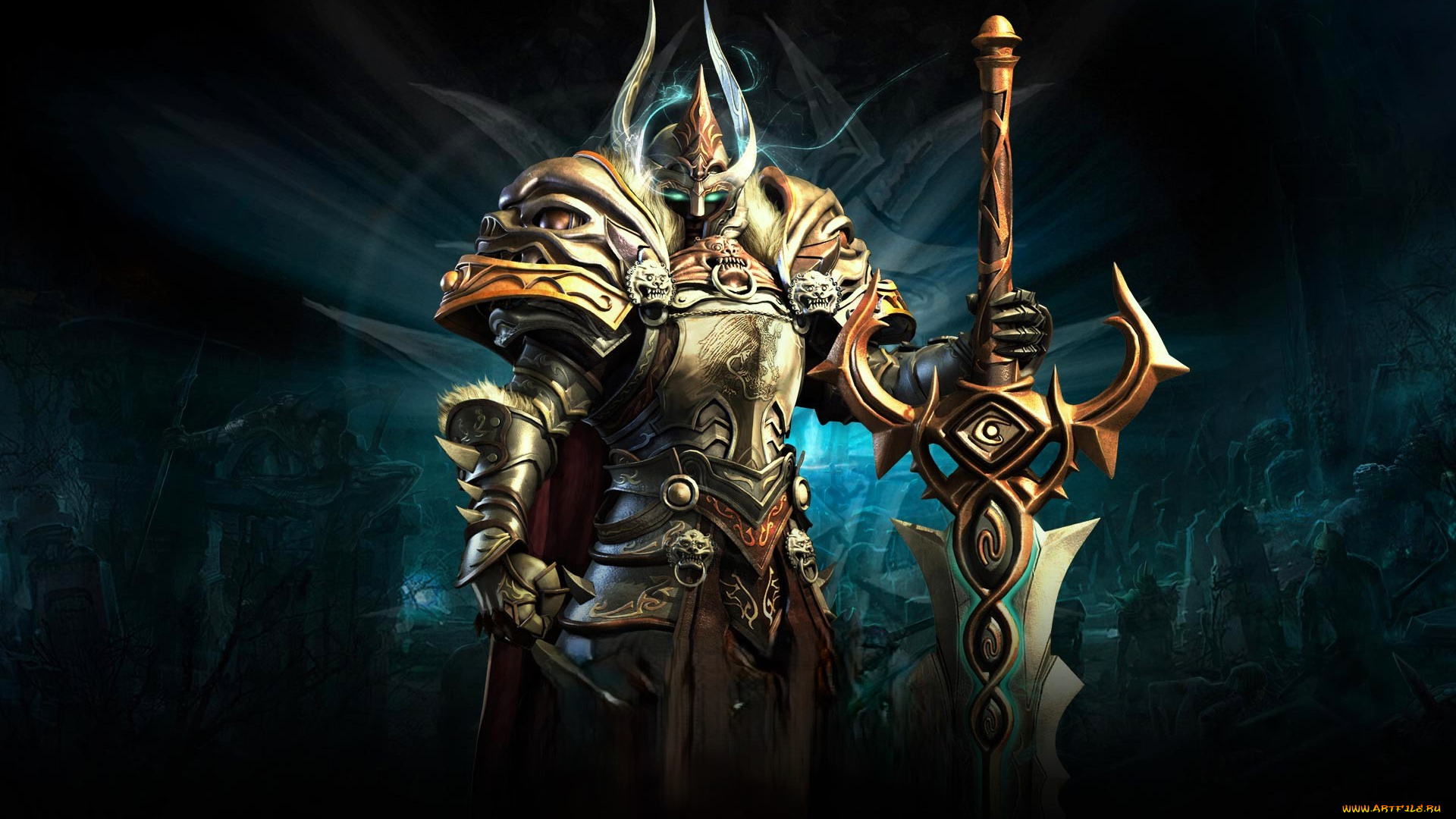 видео, игры, mummy, online, монстр, рыцарь, латы, меч