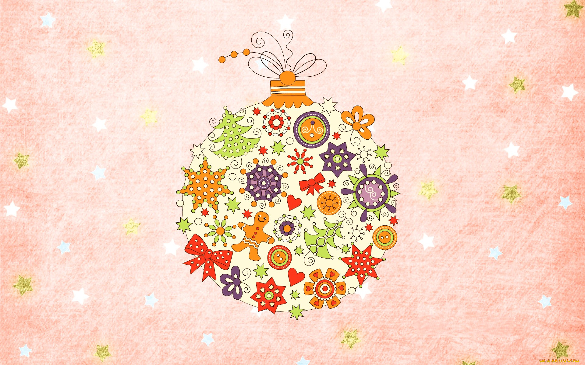 праздничные, векторная, графика, , новый, год, шарик, фигурки, украшения