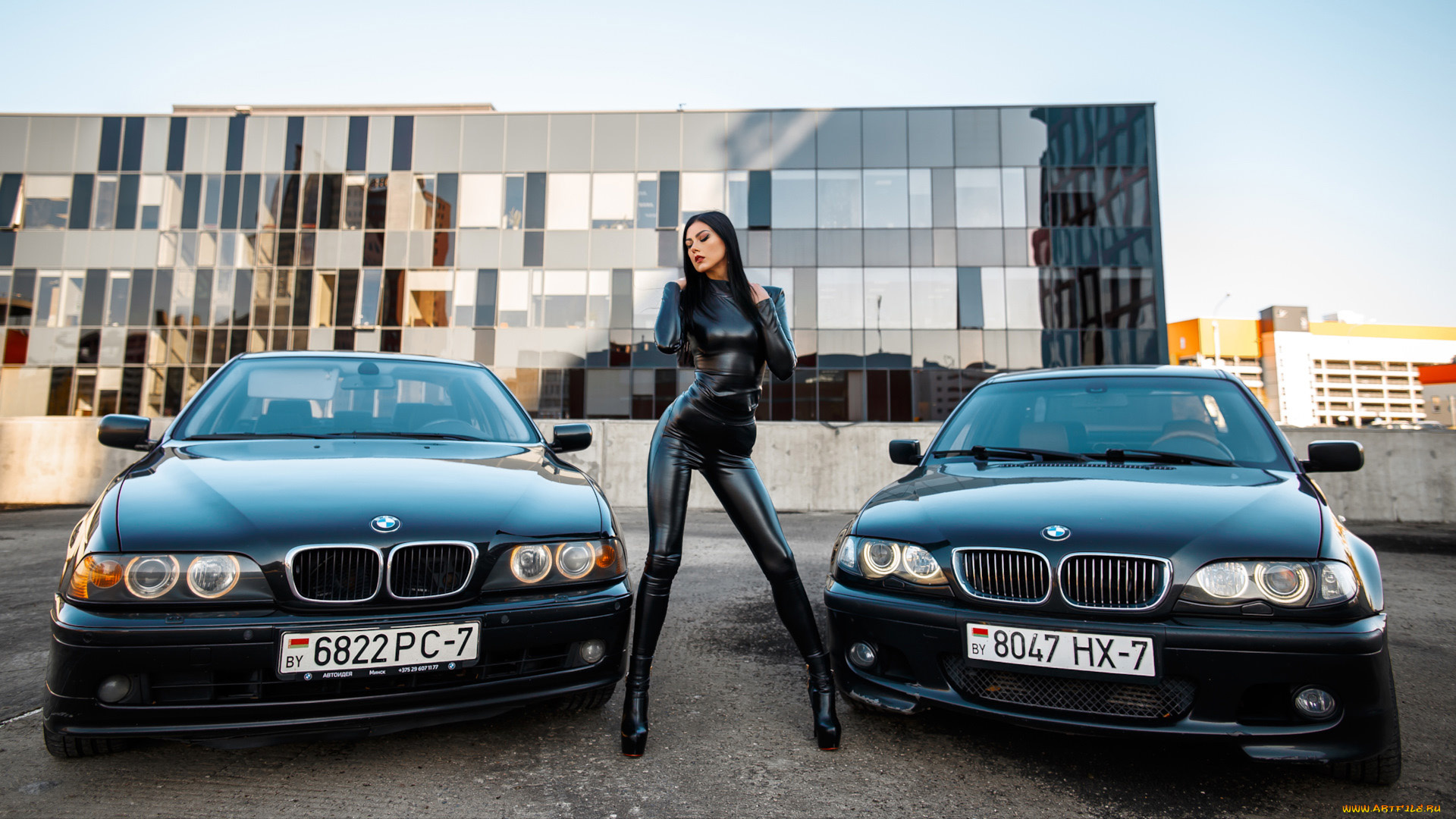 автомобили, -авто, с, девушками, bmw