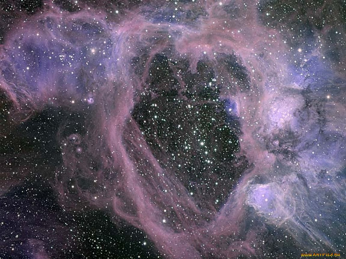 сверхпузырь, n44, космос, галактики, туманности