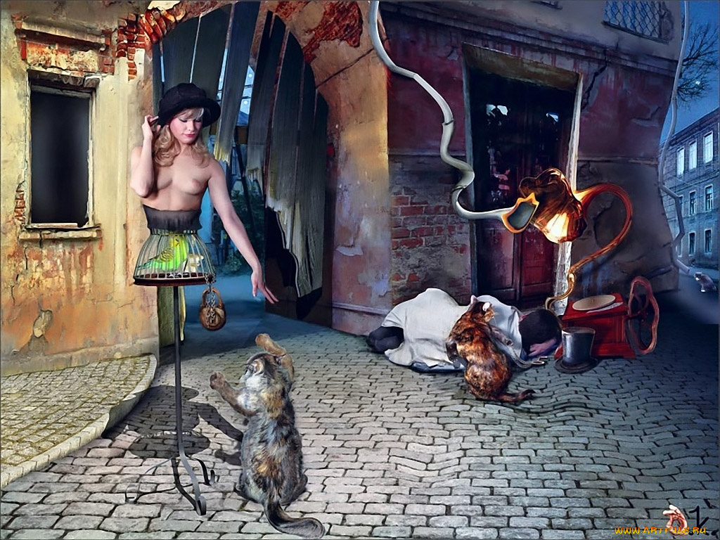 шурэло, про, старых, шарманщиков, бродящих, котов, фэнтези, иные, миры, времена