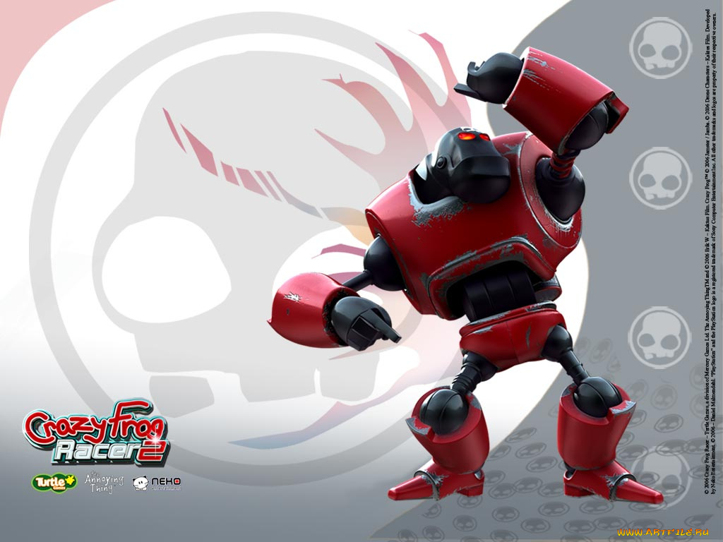 видео, игры, crazy, frog, racer
