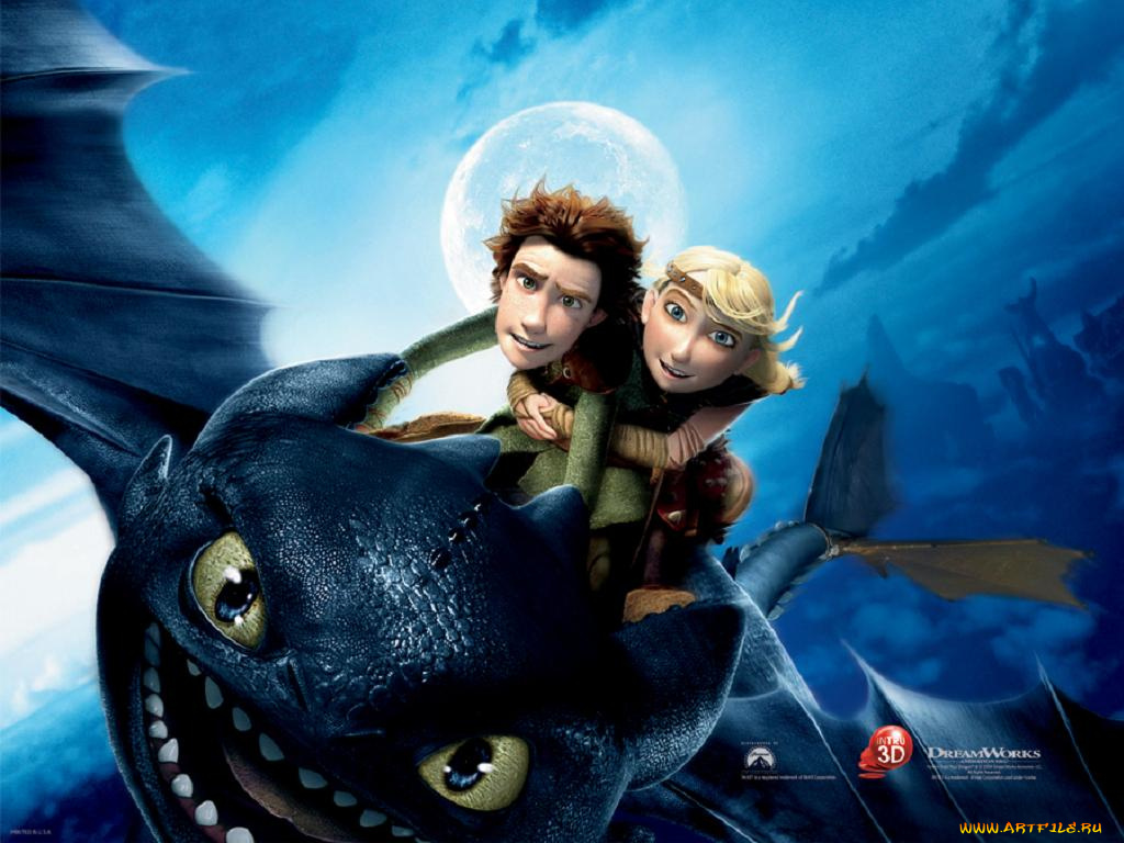 как, приручить, дракона, мультфильмы, how, to, train, your, dragon