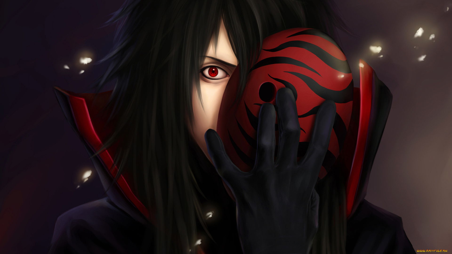 аниме, naruto, madara, sharingan, мужчина, мадара, учиха, наруто, uchiha, маска