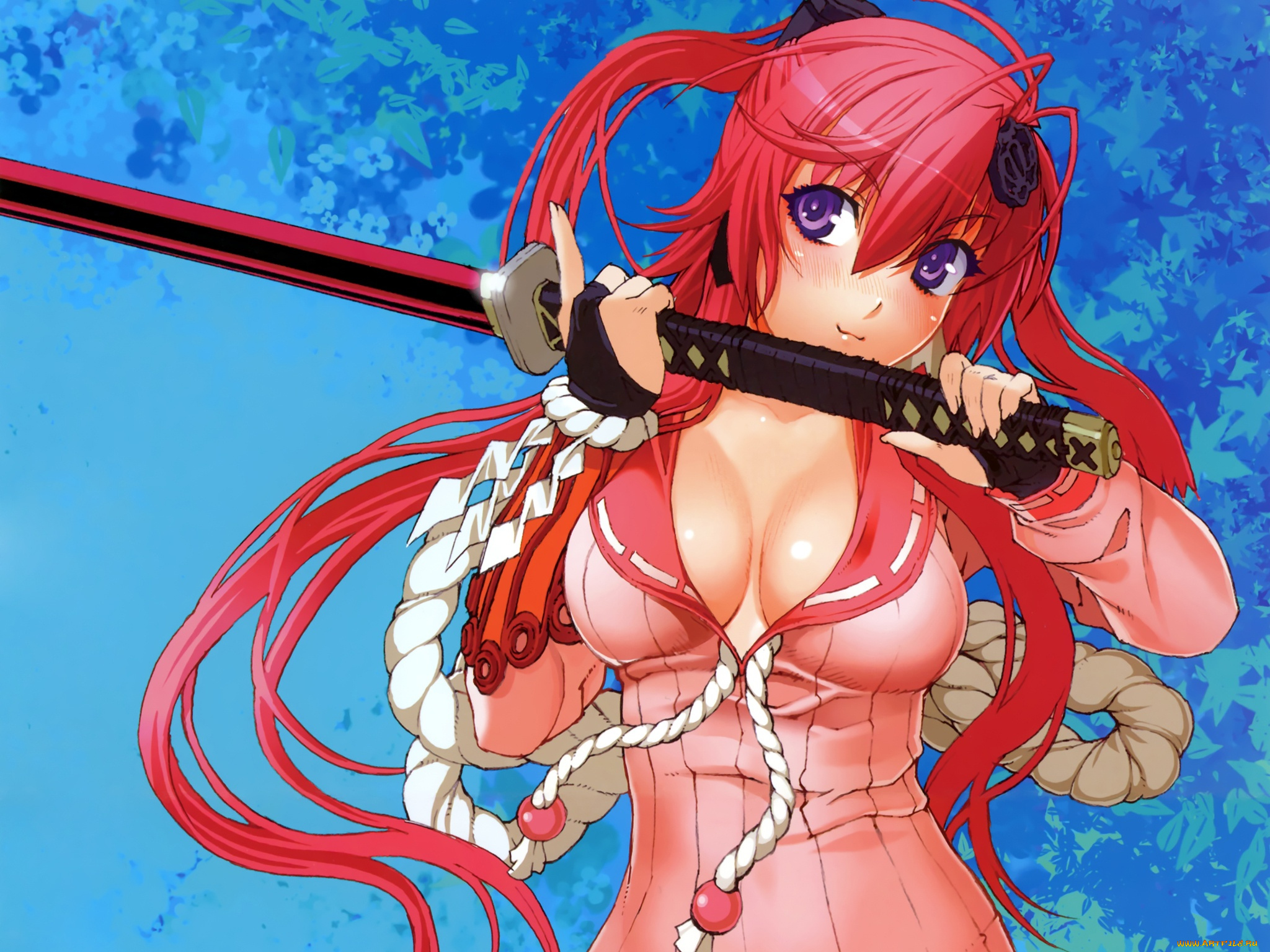 samurai, girls, аниме, дзюбэй, Ягю