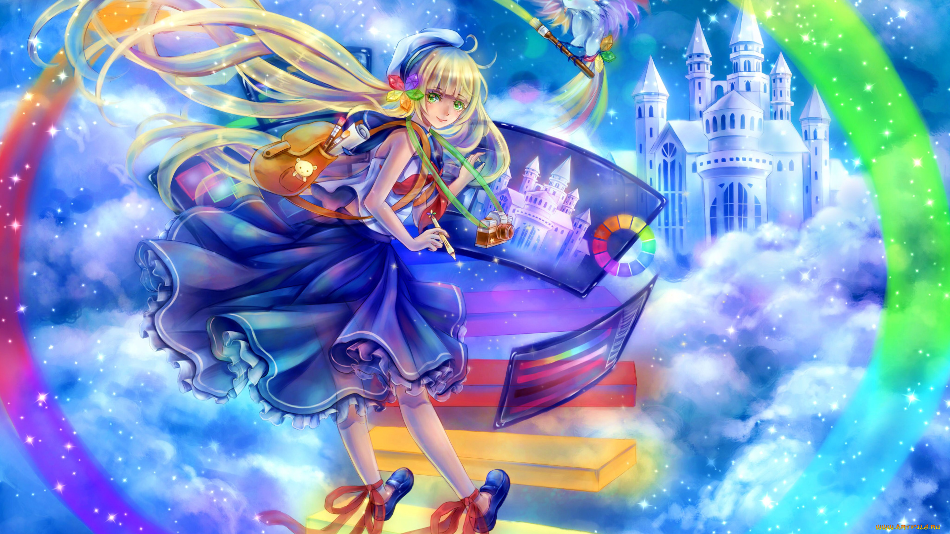 аниме, *unknown, другое, замок