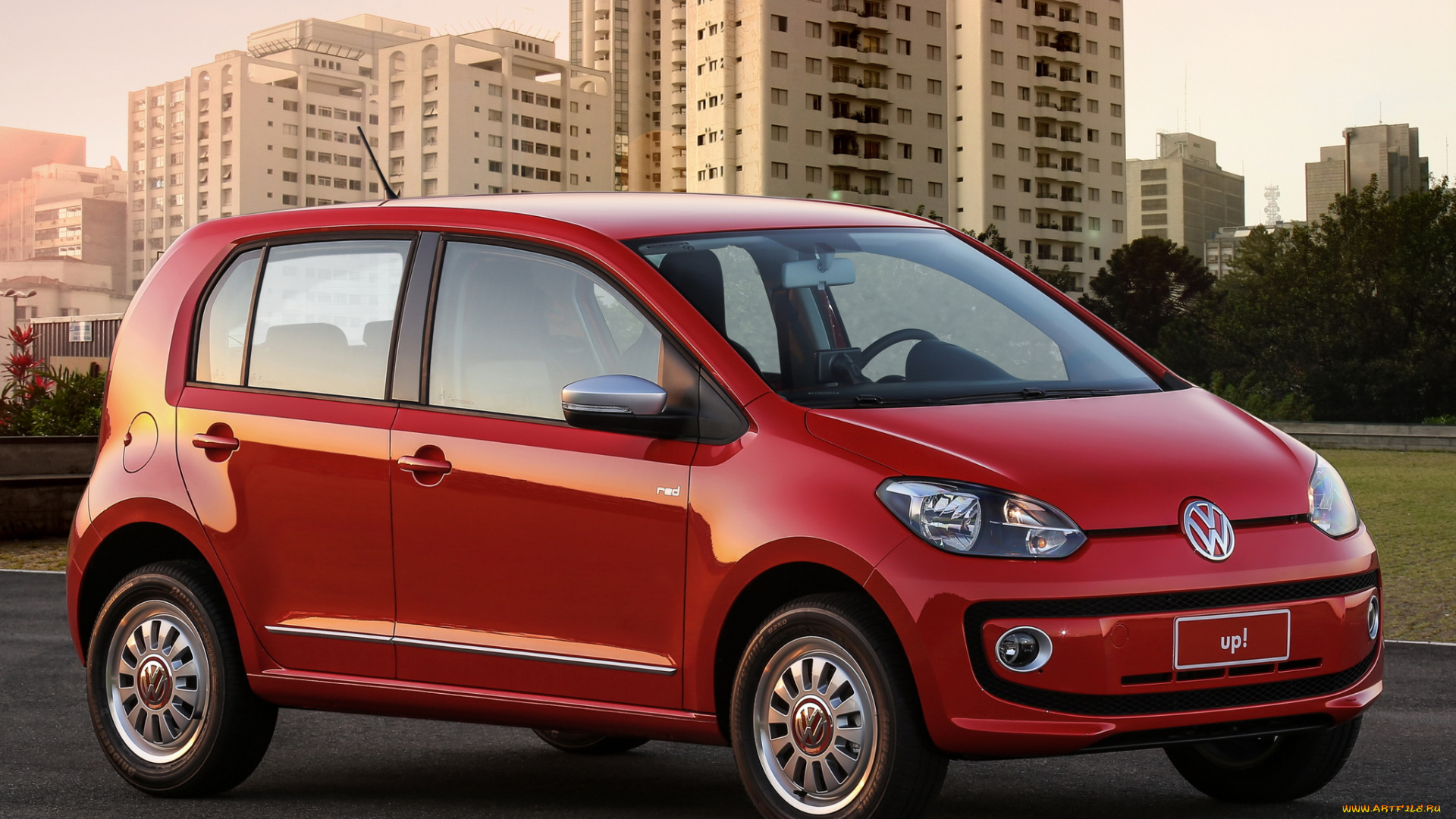 автомобили, volkswagen, 2014, br-spec, up, red, красный