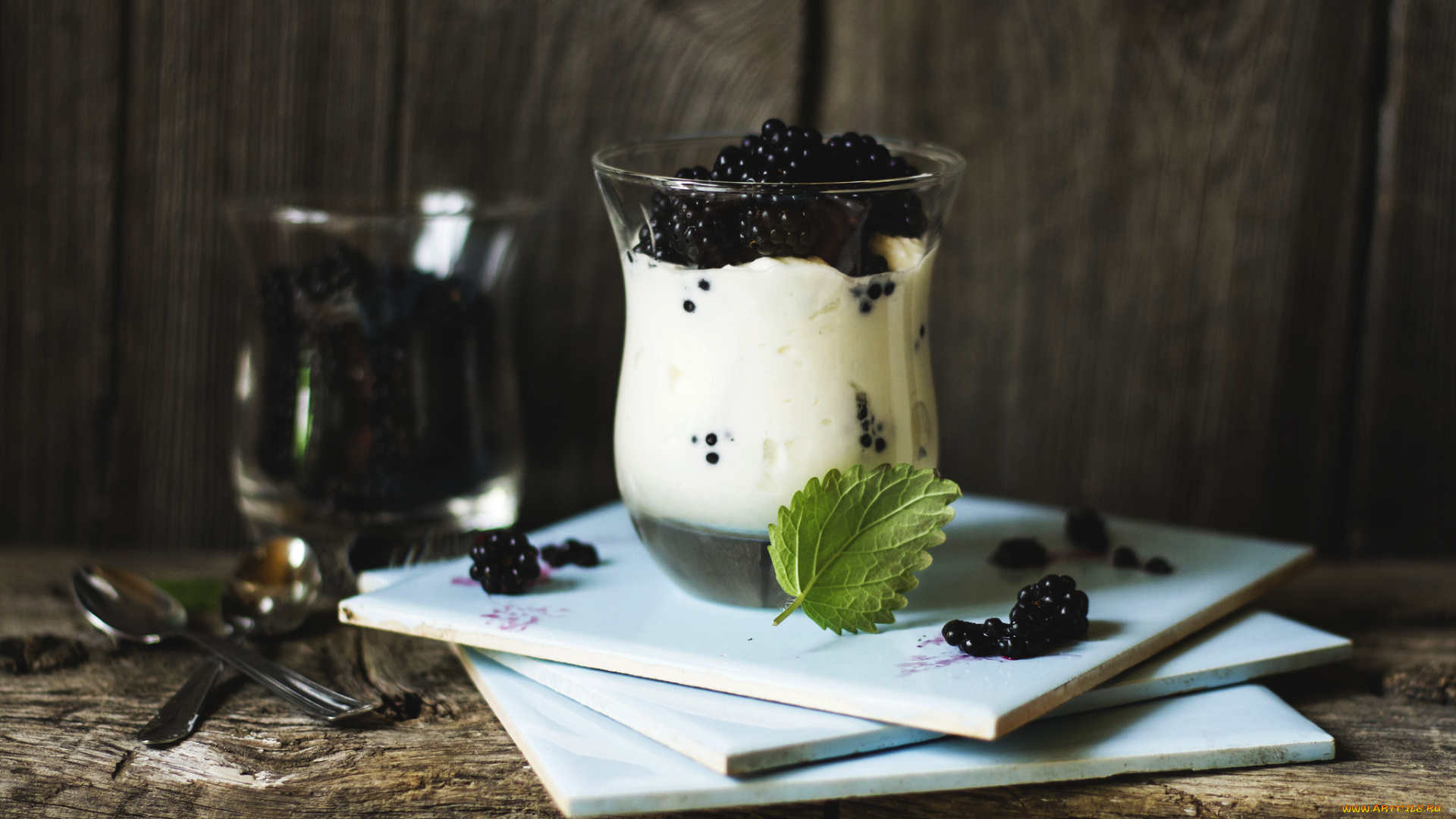 еда, мороженое, , десерты, десерт, ежевика