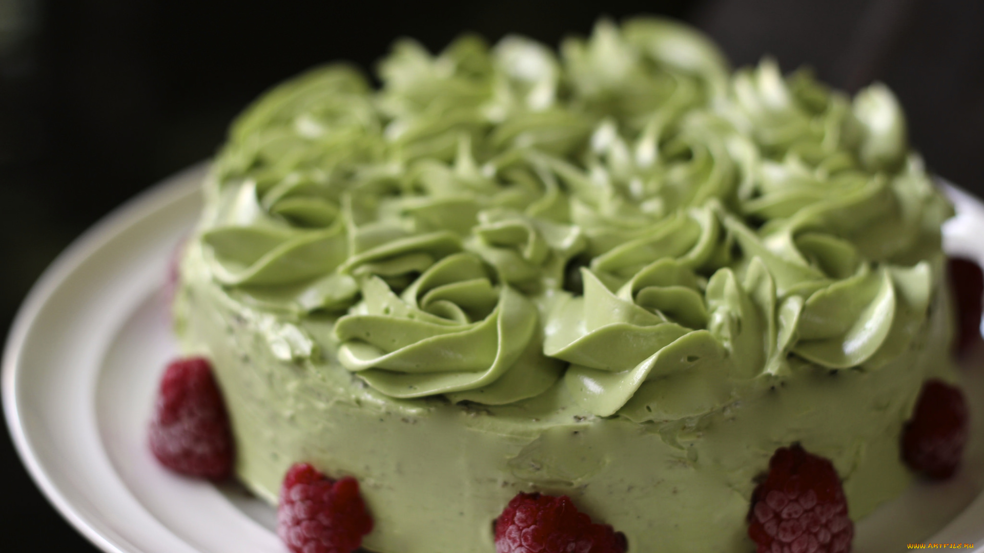 еда, торты, торт, малина