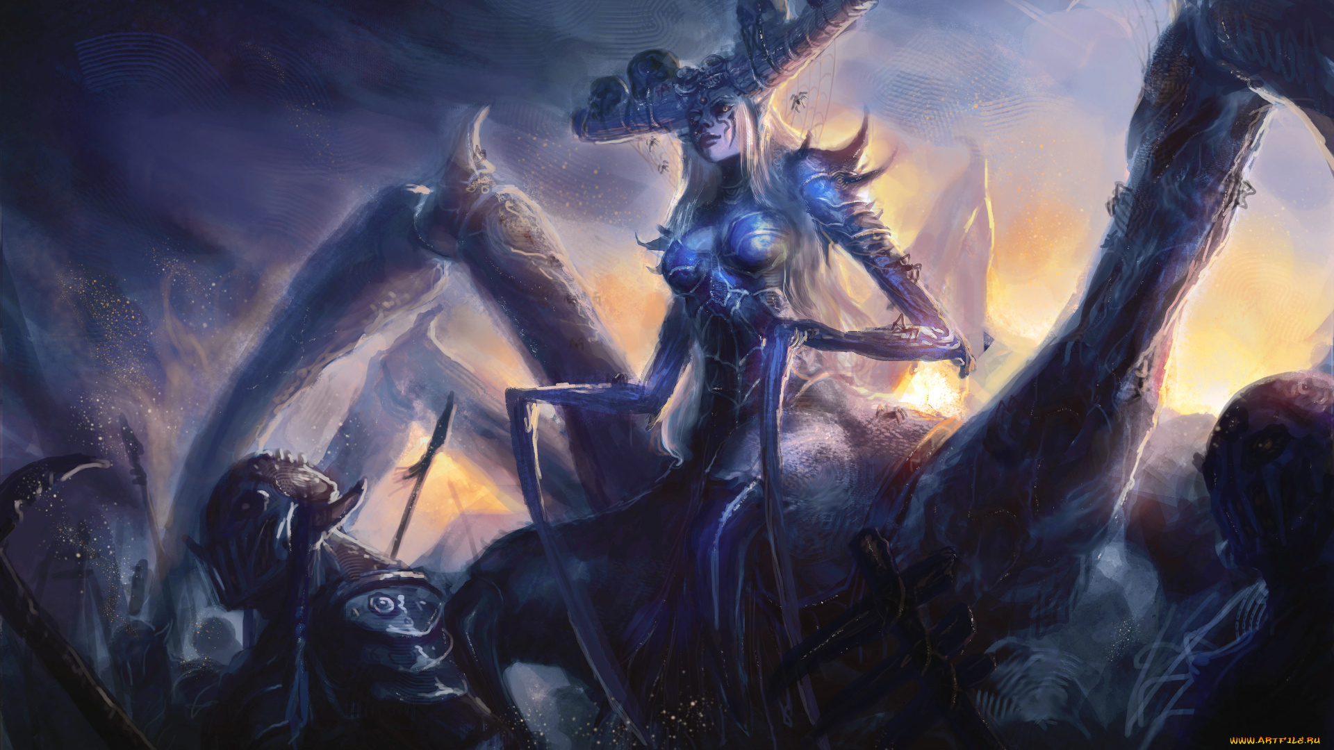 фэнтези, существа, чудовища, армия, воинство, монстры