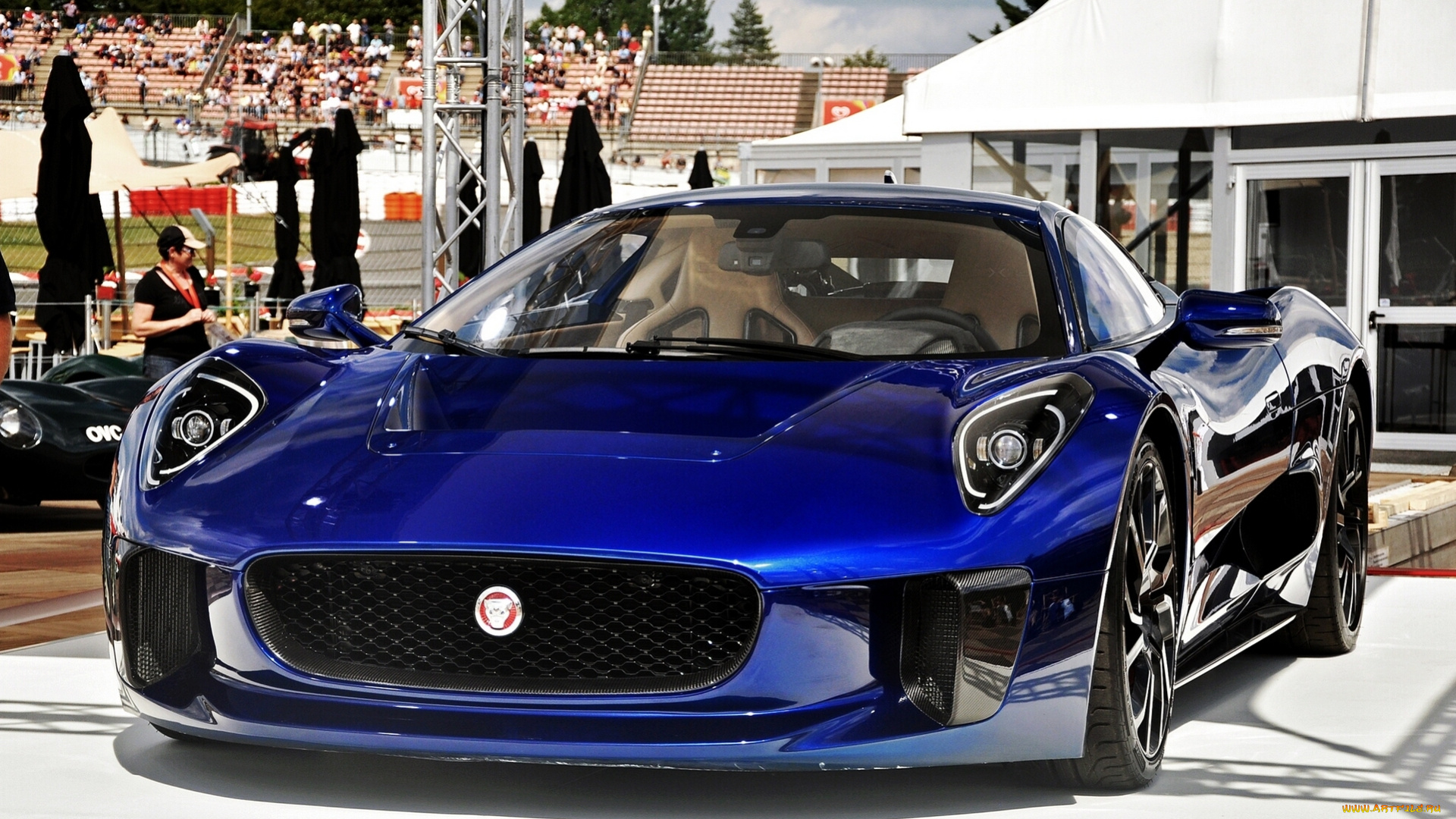 jaguar, c-x75, concept, автомобили, выставки, и, уличные, фото, синий, concept, c-x75, jaguar