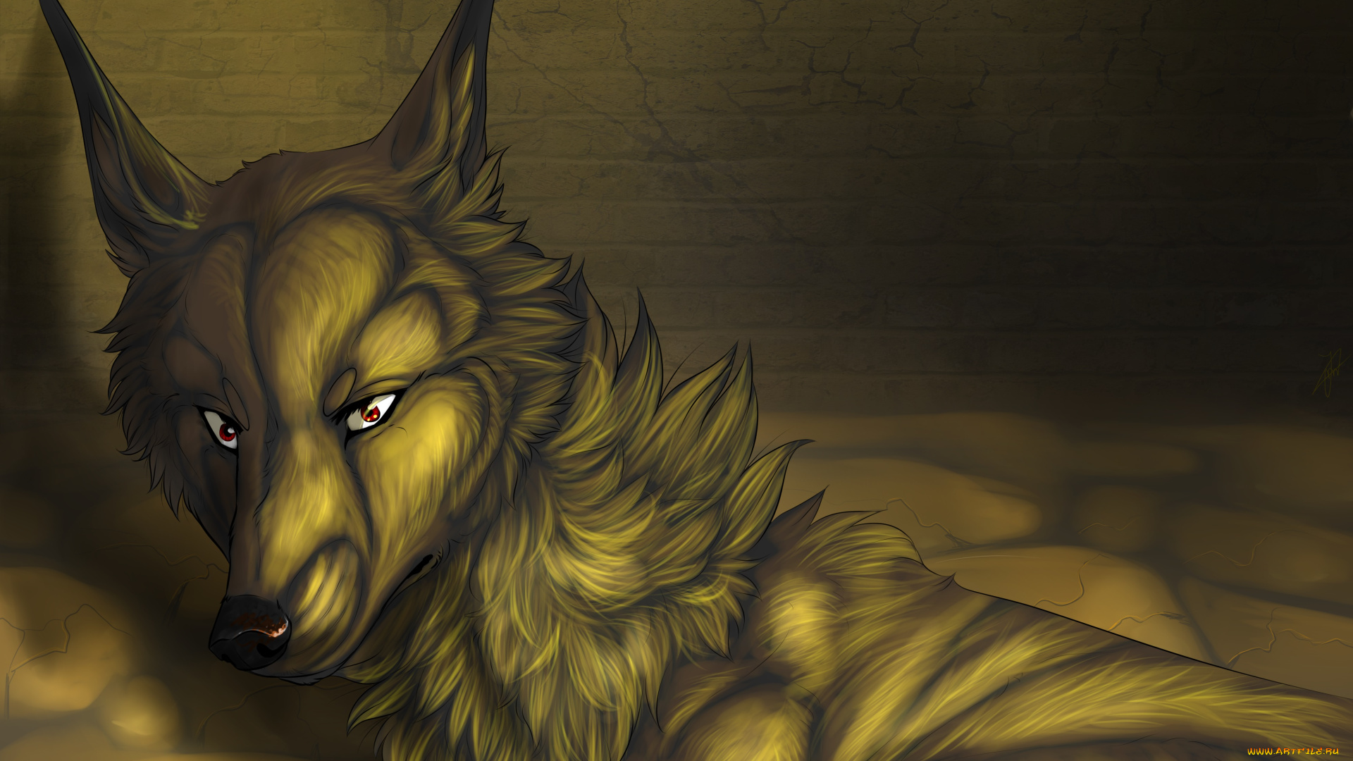 рисованные, животные, , сказочные, , мифические, собака