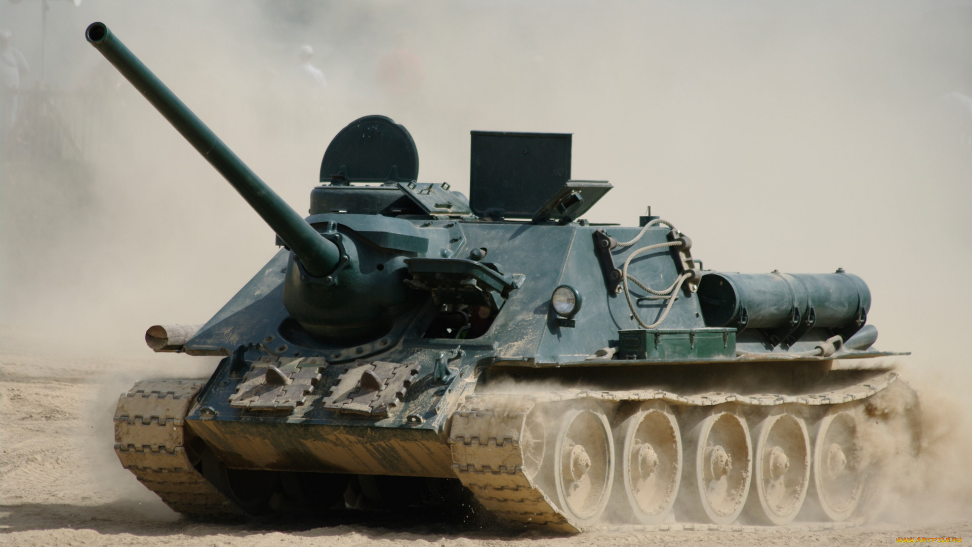 техника, военная, техника, пыль