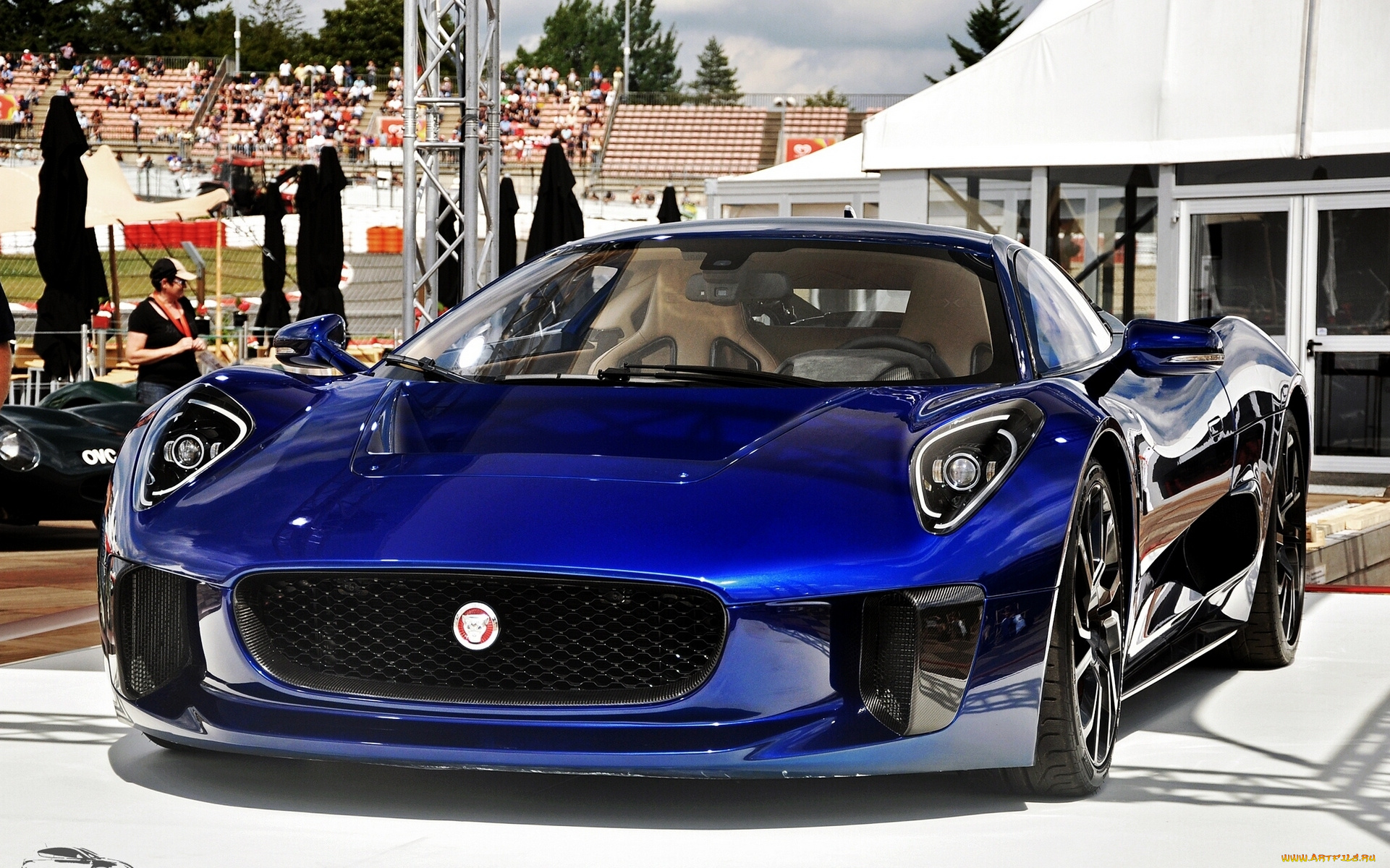 jaguar, c-x75, concept, автомобили, выставки, и, уличные, фото, синий, concept, c-x75, jaguar