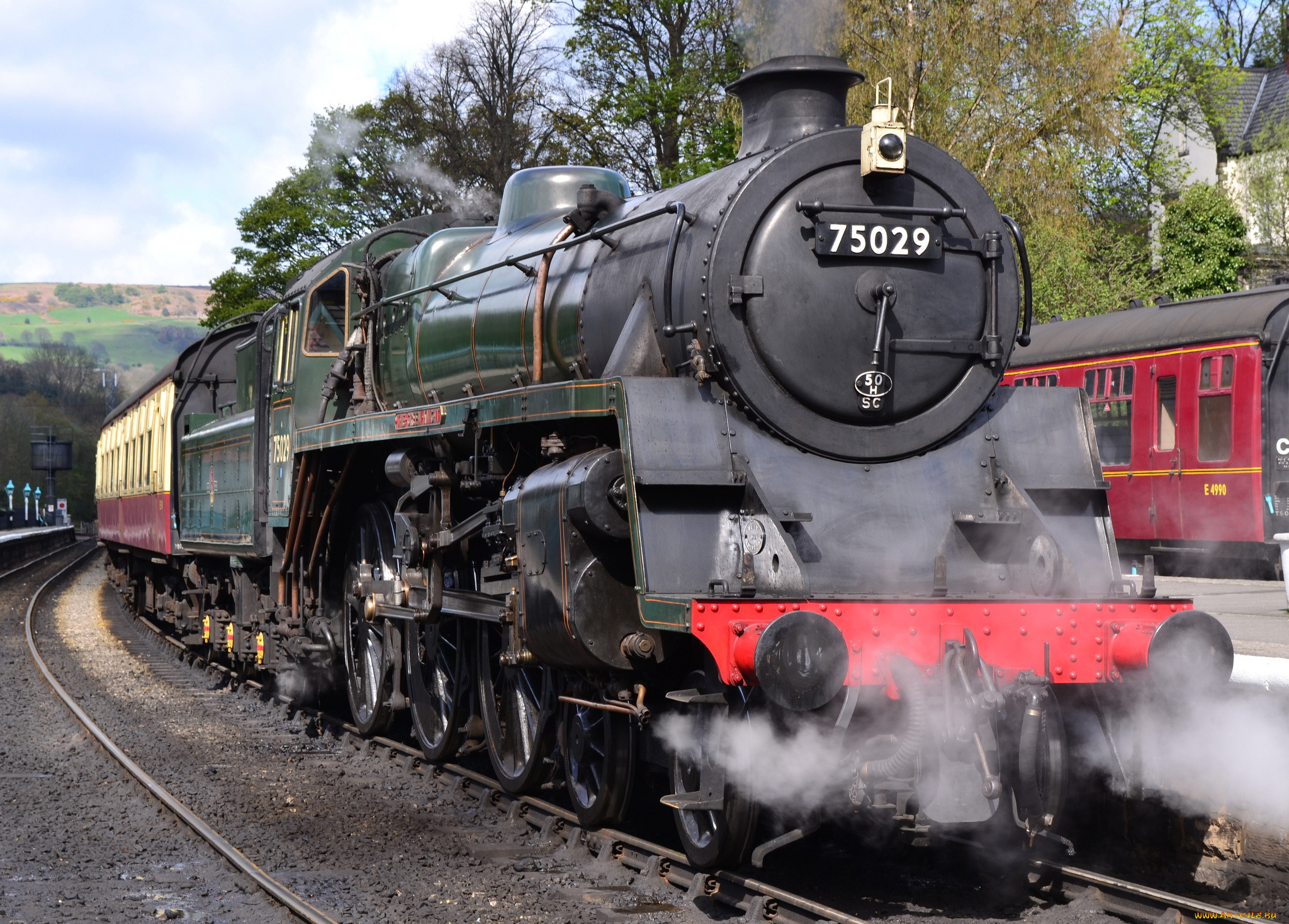 техника, паровозы, состав, паровоз, станция, железная, дорога